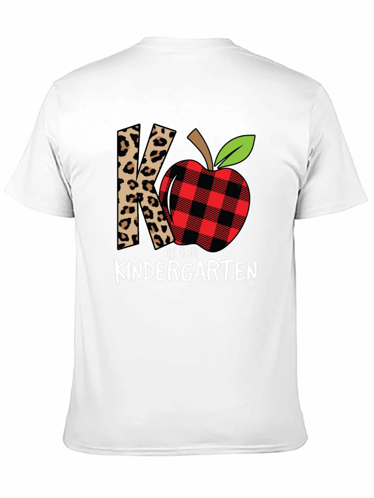 Kindergarten Teacher Leopard Apple T-Shirt product image 10