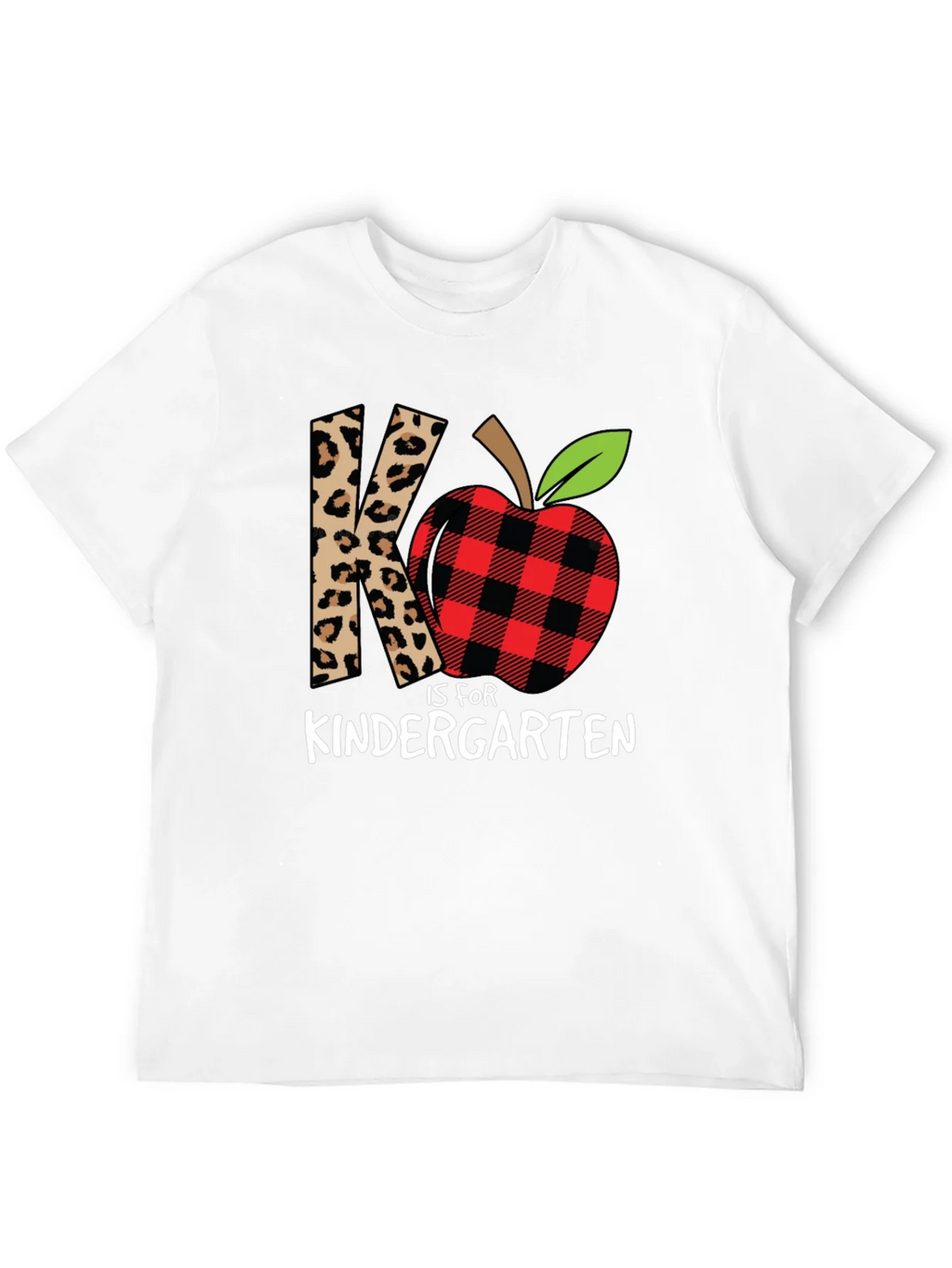 Kindergarten Teacher Leopard Apple T-Shirt product image 11