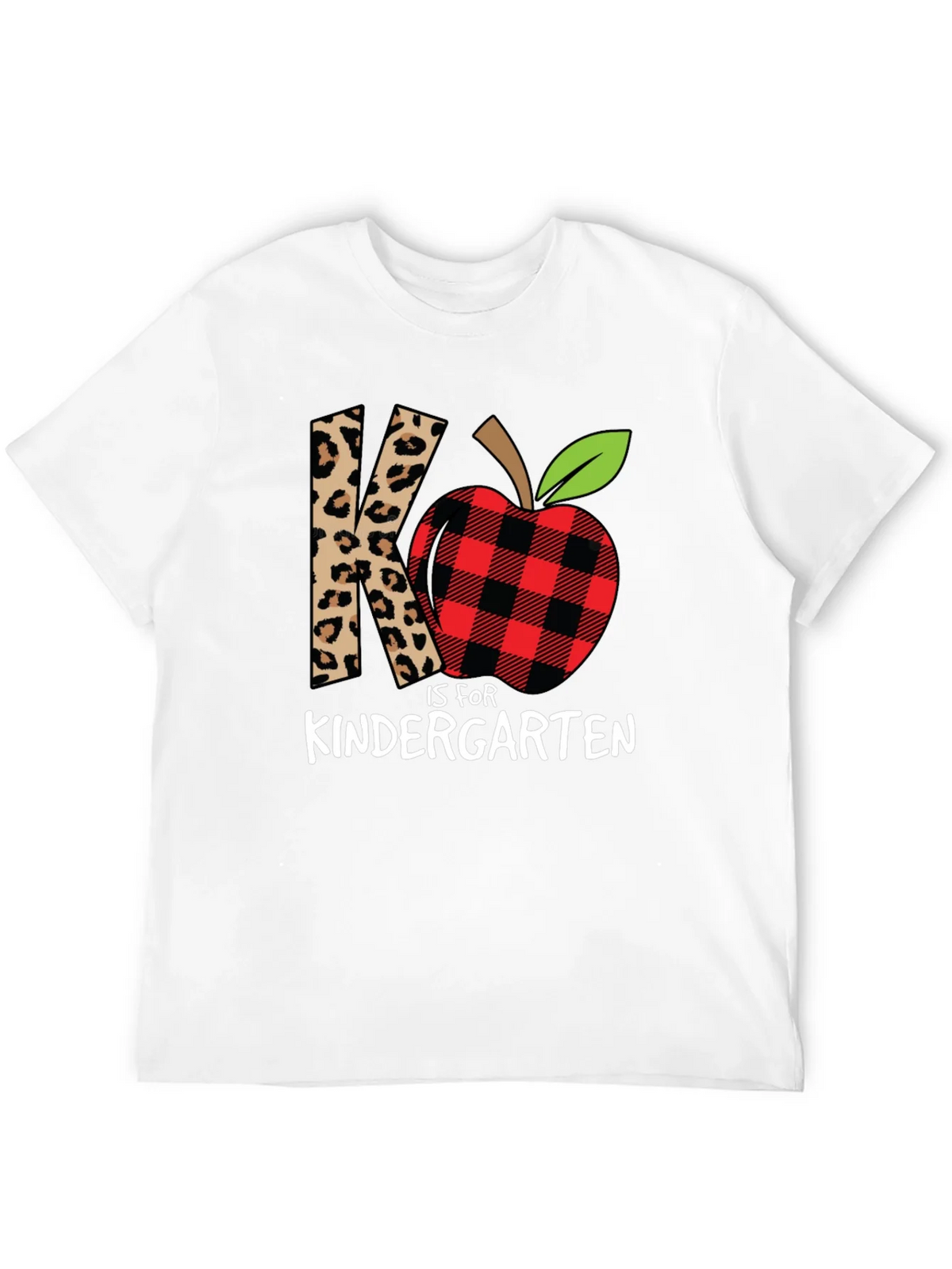 Kindergarten Teacher Leopard Apple T-Shirt product image 11