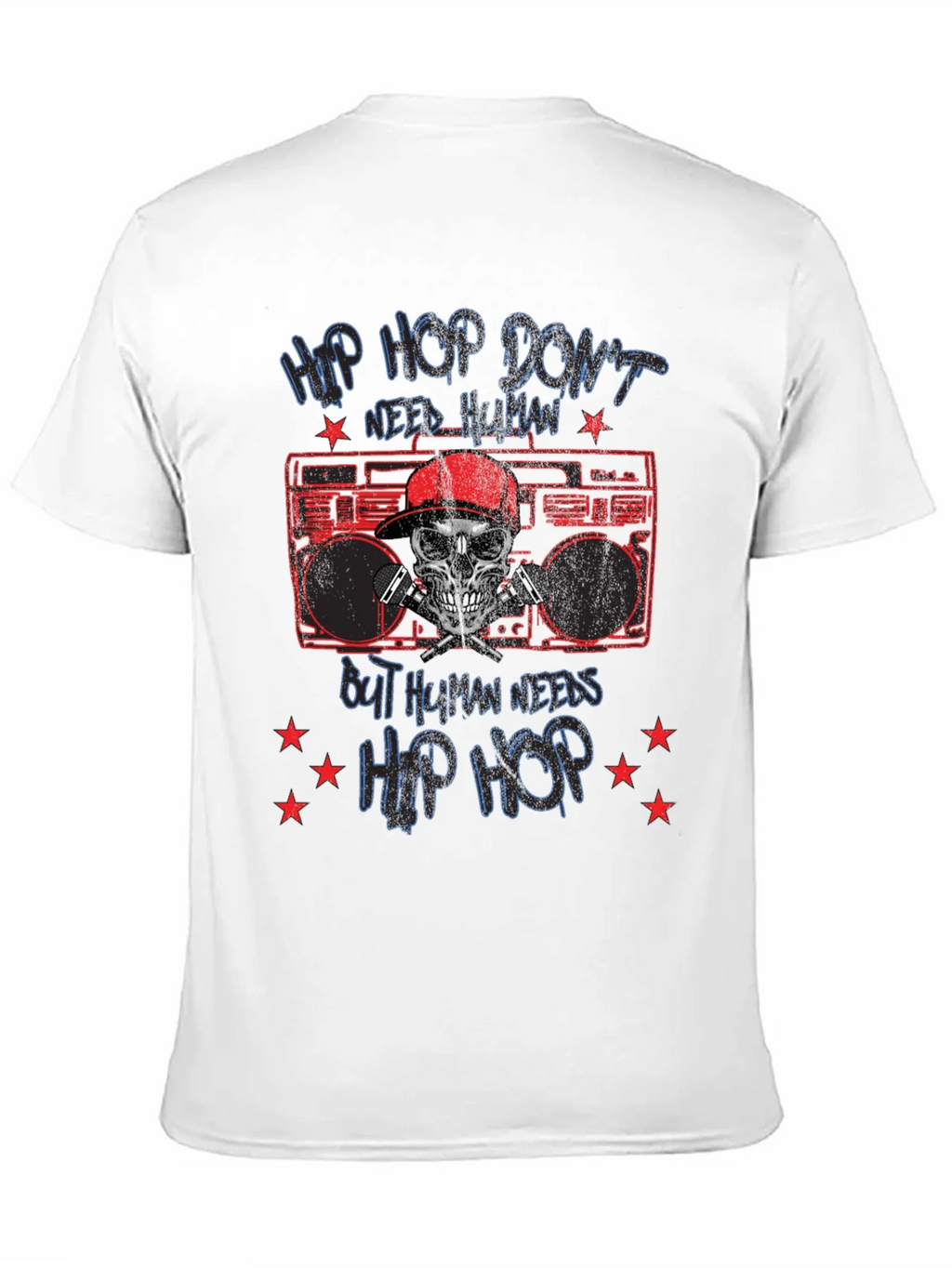Hip Hop Skull Graphic Tee - Black product image 10
