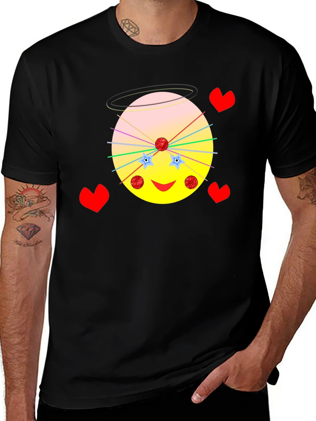 Whimsical Cartoon Graphic Tee - Unique Design product image 1