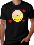 Whimsical Cartoon Graphic Tee - Unique Design product image 1