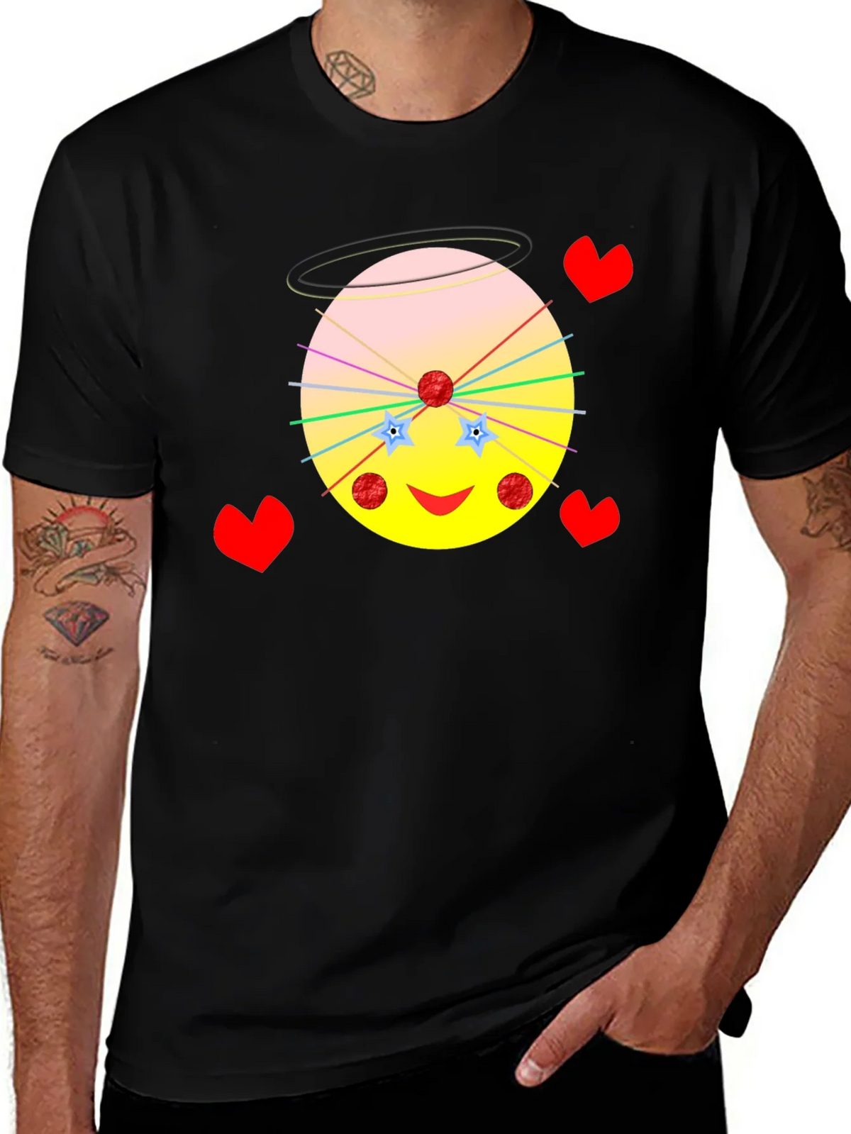 Whimsical Cartoon Graphic Tee - Unique Design product image 1