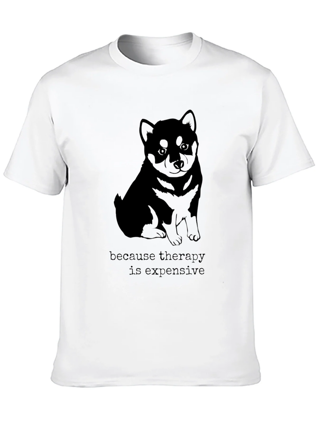 Therapy is Expensive T-Shirt - Shiba Inu product image 9