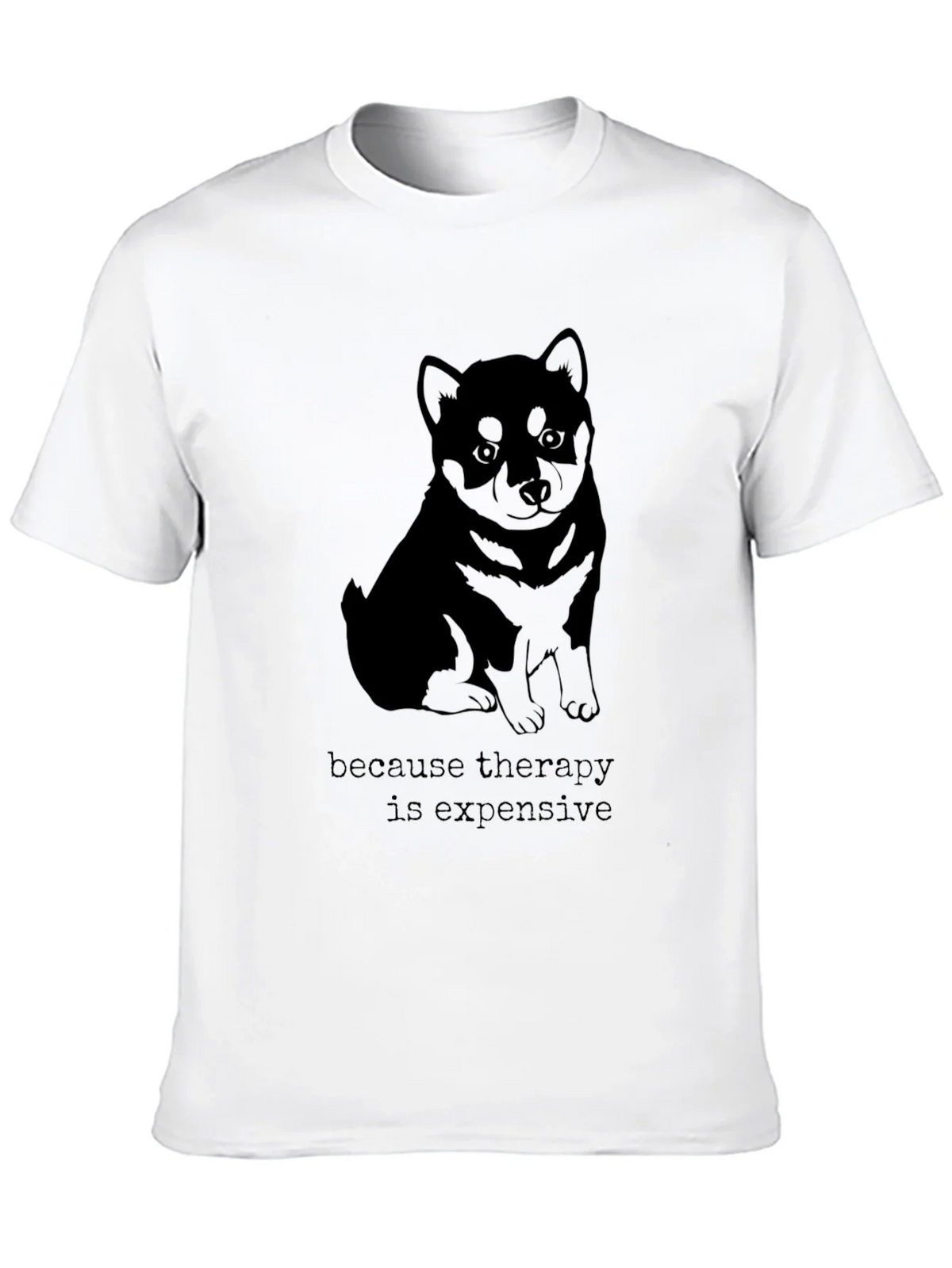 Therapy is Expensive T-Shirt - Shiba Inu product image 9