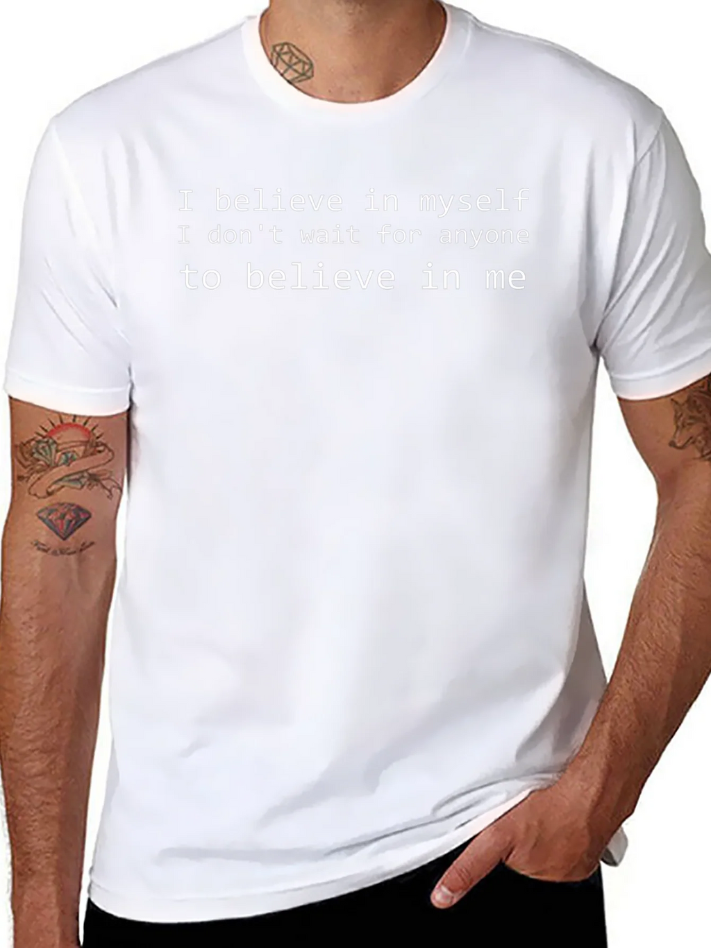 Believe In Myself Black T-Shirt product image 7