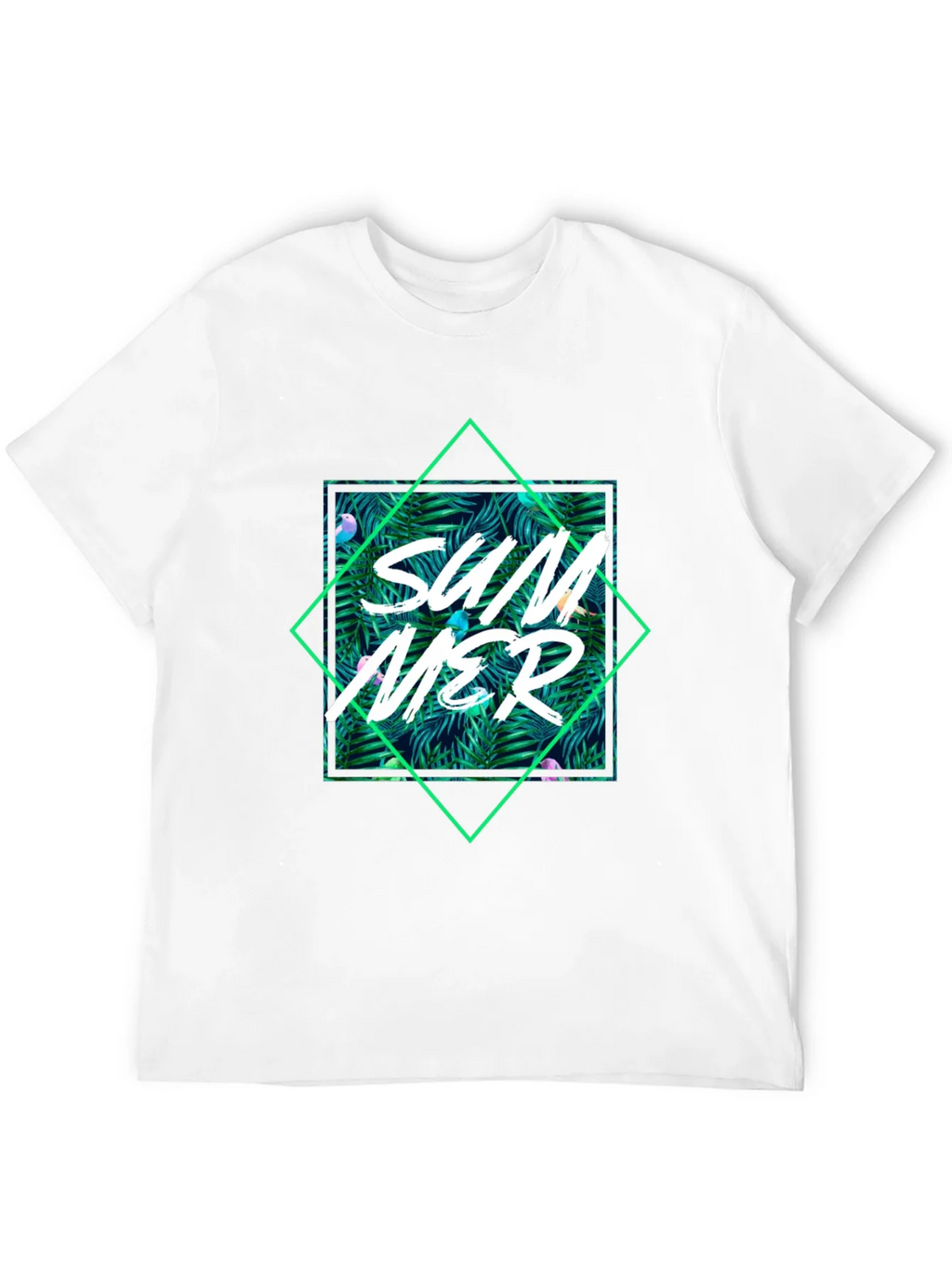 Tropical Summer Graphic Tee - Black product image 6
