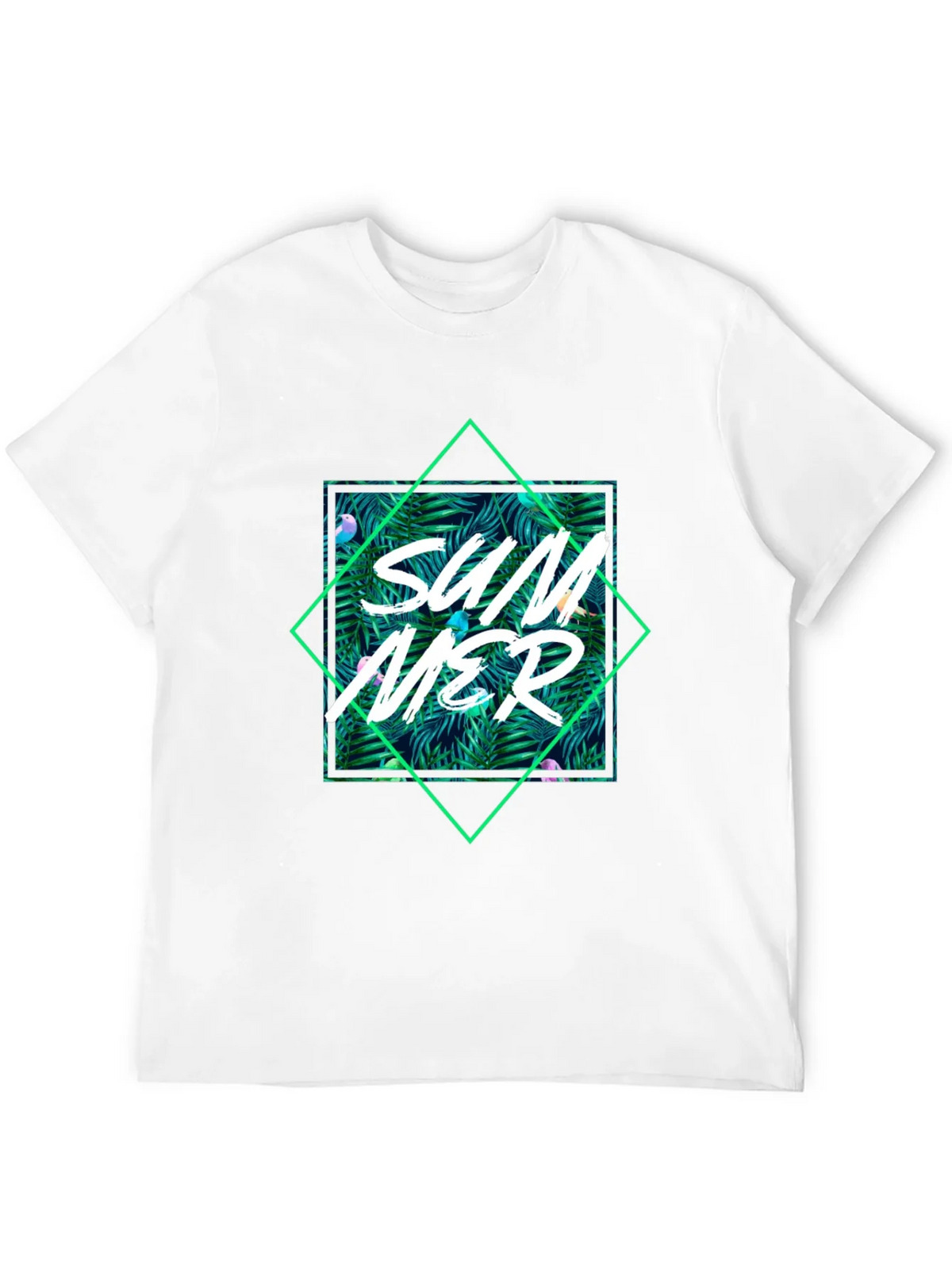Tropical Summer Graphic Tee - Black product image 6