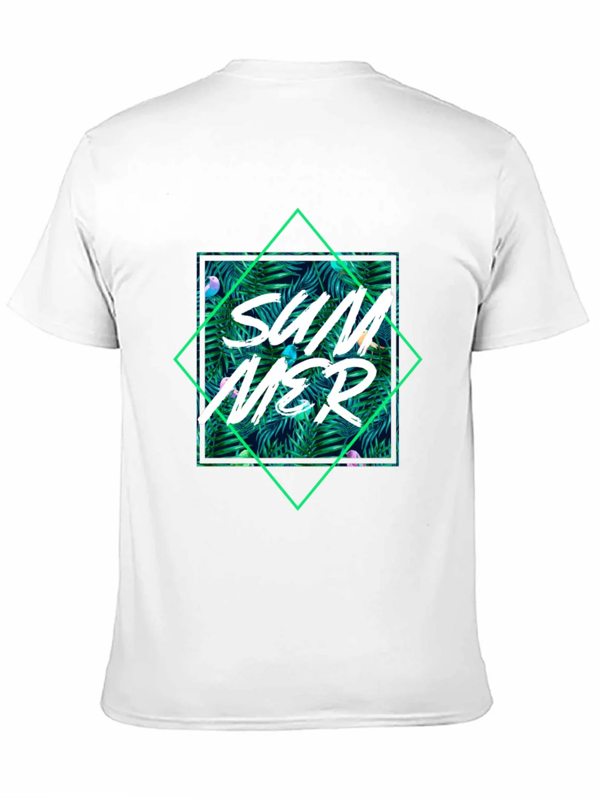 Tropical Summer Graphic Tee - Black product image 5