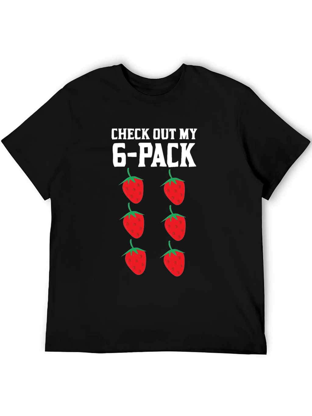 Funny Strawberry 6-Pack Graphic T-Shirt product image 5
