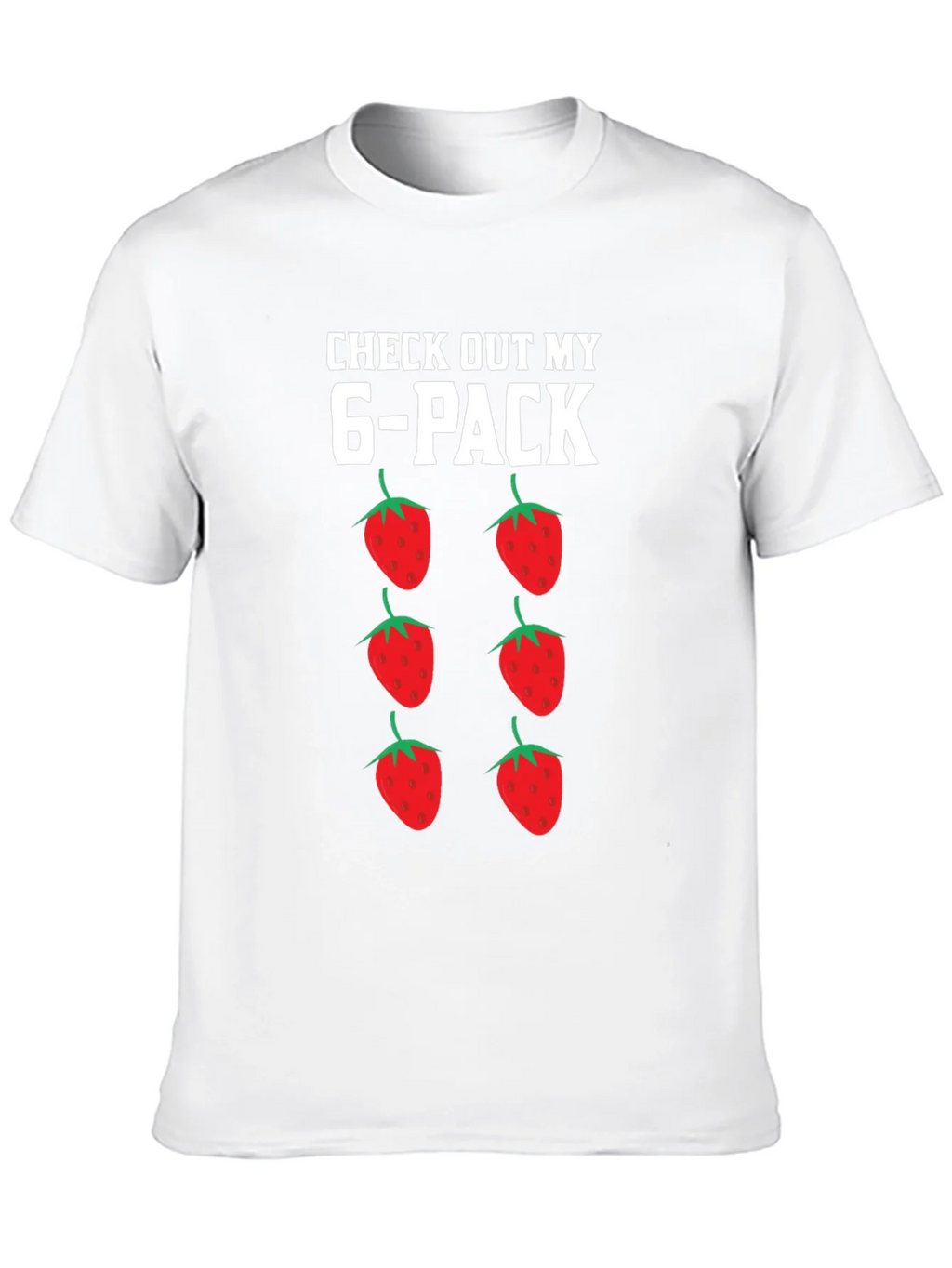 Funny Strawberry 6-Pack Graphic T-Shirt product image 9