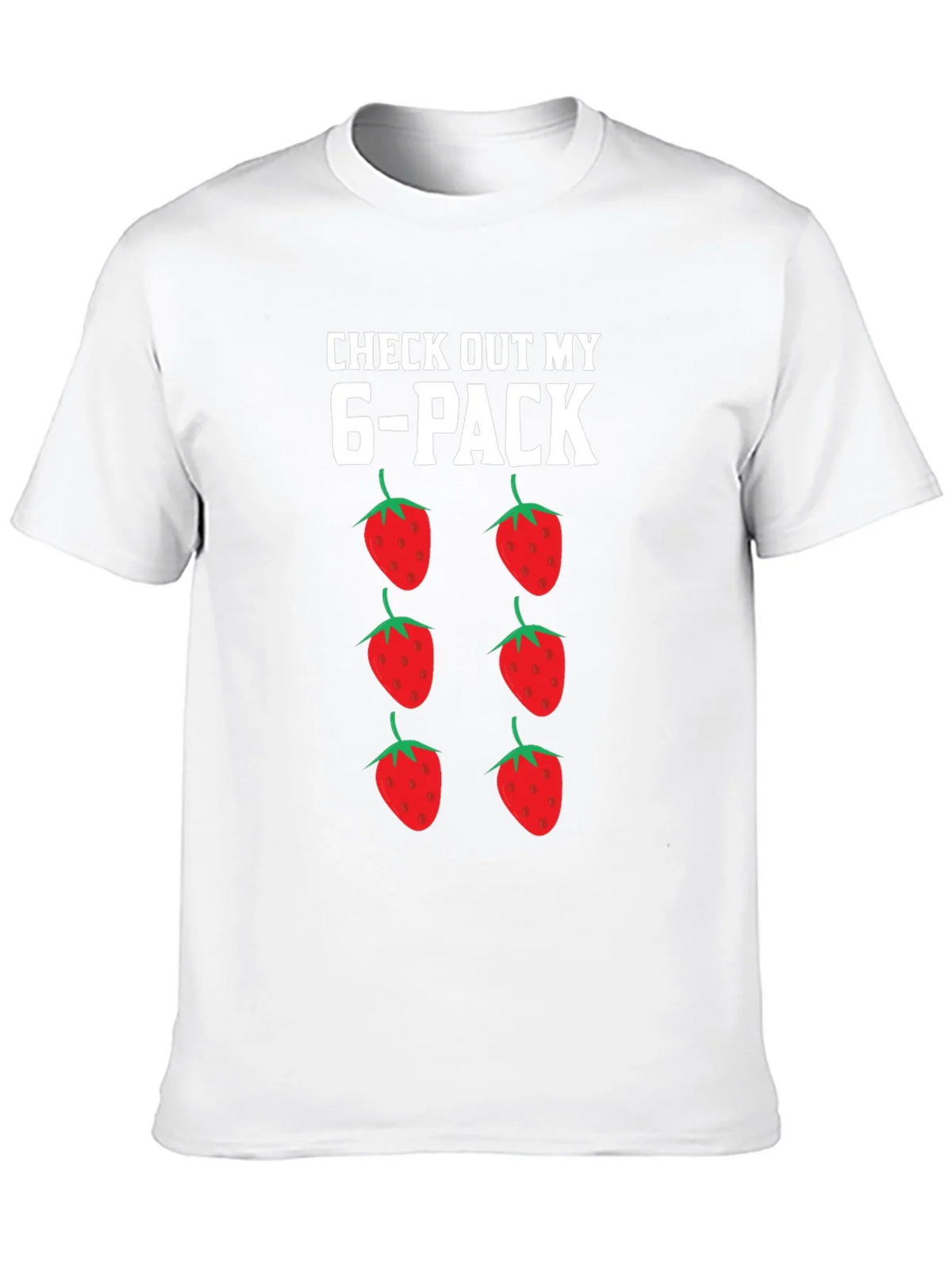 Funny Strawberry 6-Pack Graphic T-Shirt product image 9