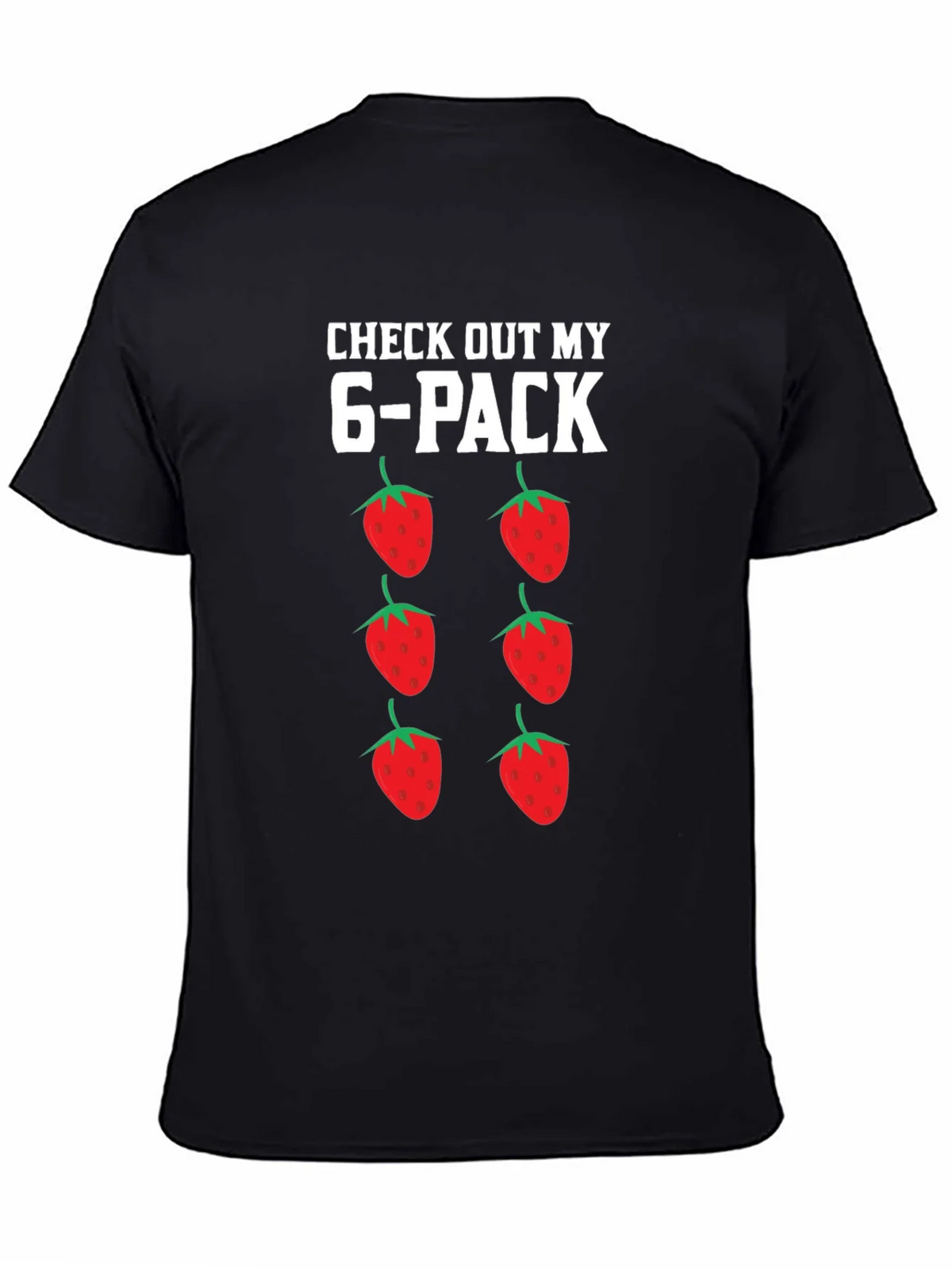 Funny Strawberry 6-Pack Graphic T-Shirt product image 4