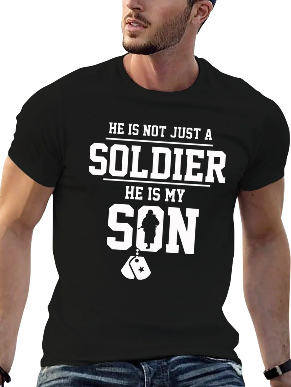 He is My Son Soldier T-Shirt product image 6