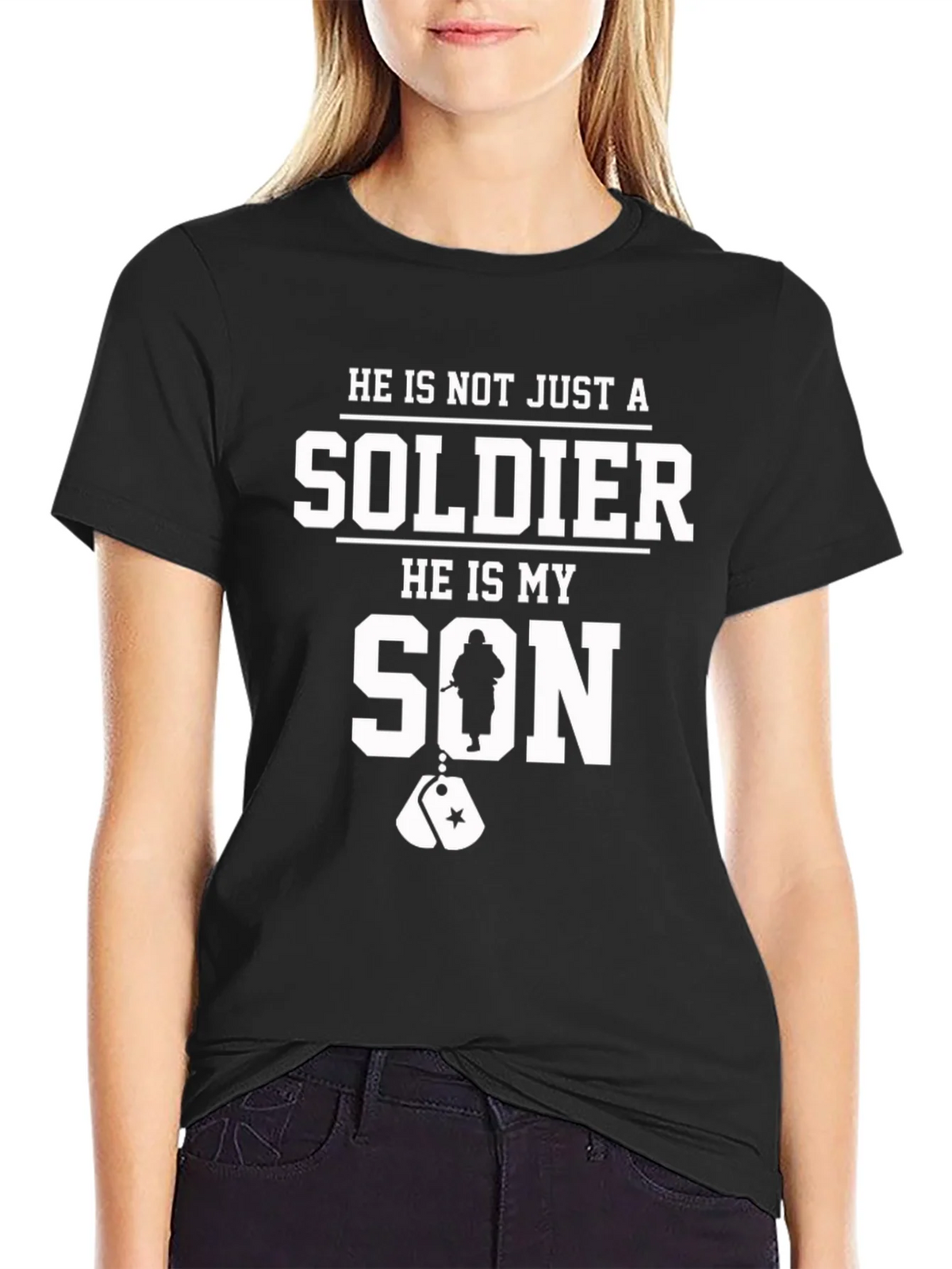 He is My Son Soldier T-Shirt product image 2