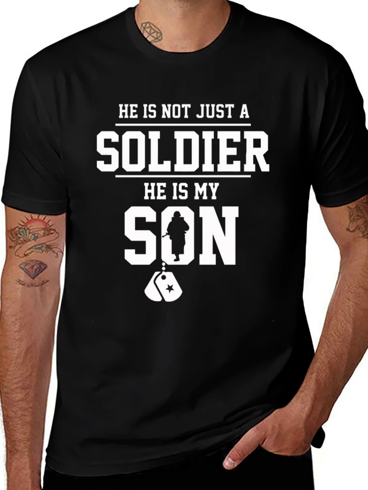 He is My Son Soldier T-Shirt product image 1
