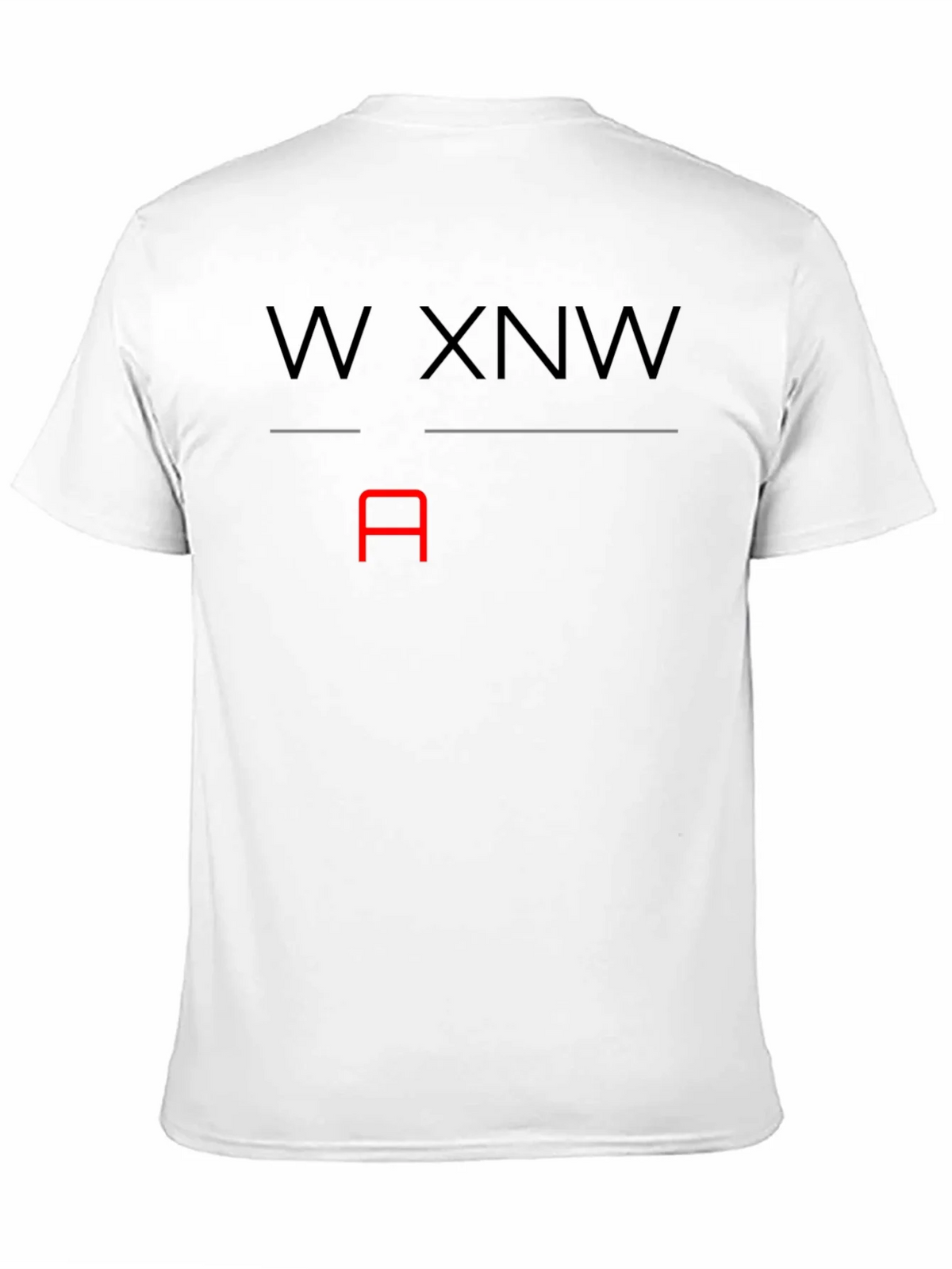 W XNW A Graphic T-Shirt - Black product image 10