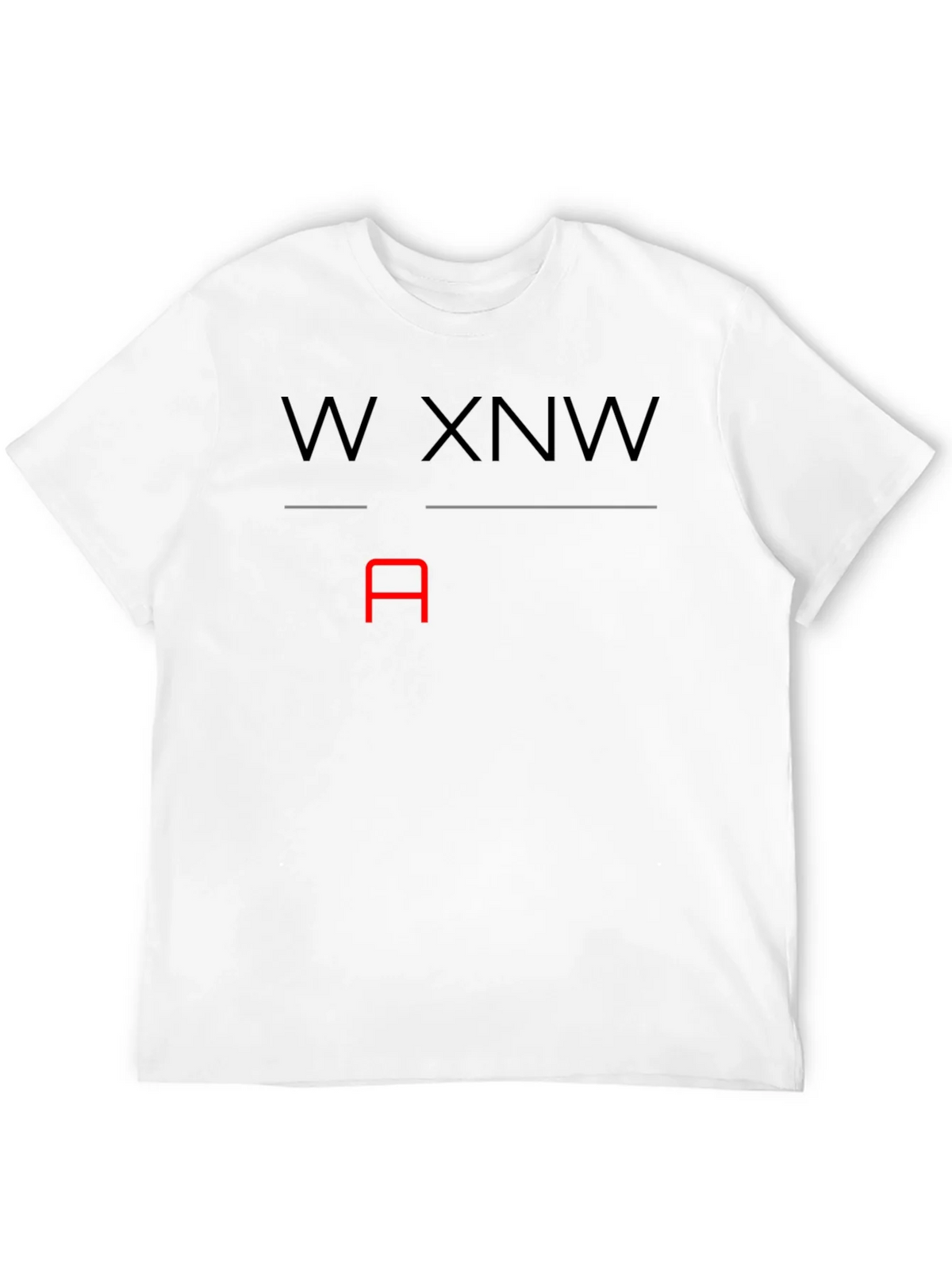 W XNW A Graphic T-Shirt - Black product image 11