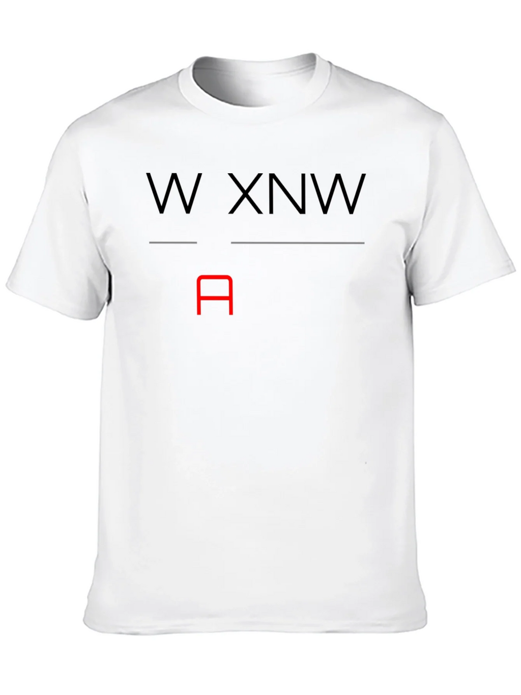 W XNW A Graphic T-Shirt - Black product image 9