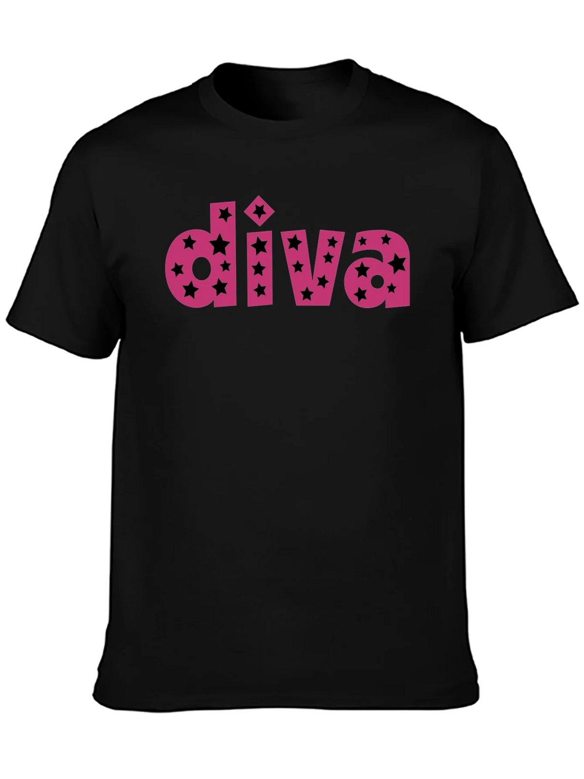 Diva Star Graphic Print Black Tee product image 3