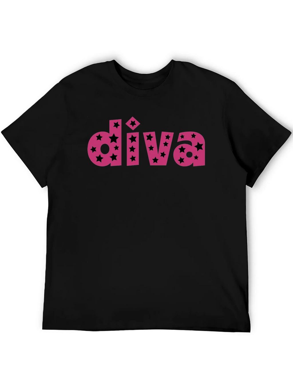 Diva Star Graphic Print Black Tee product image 5