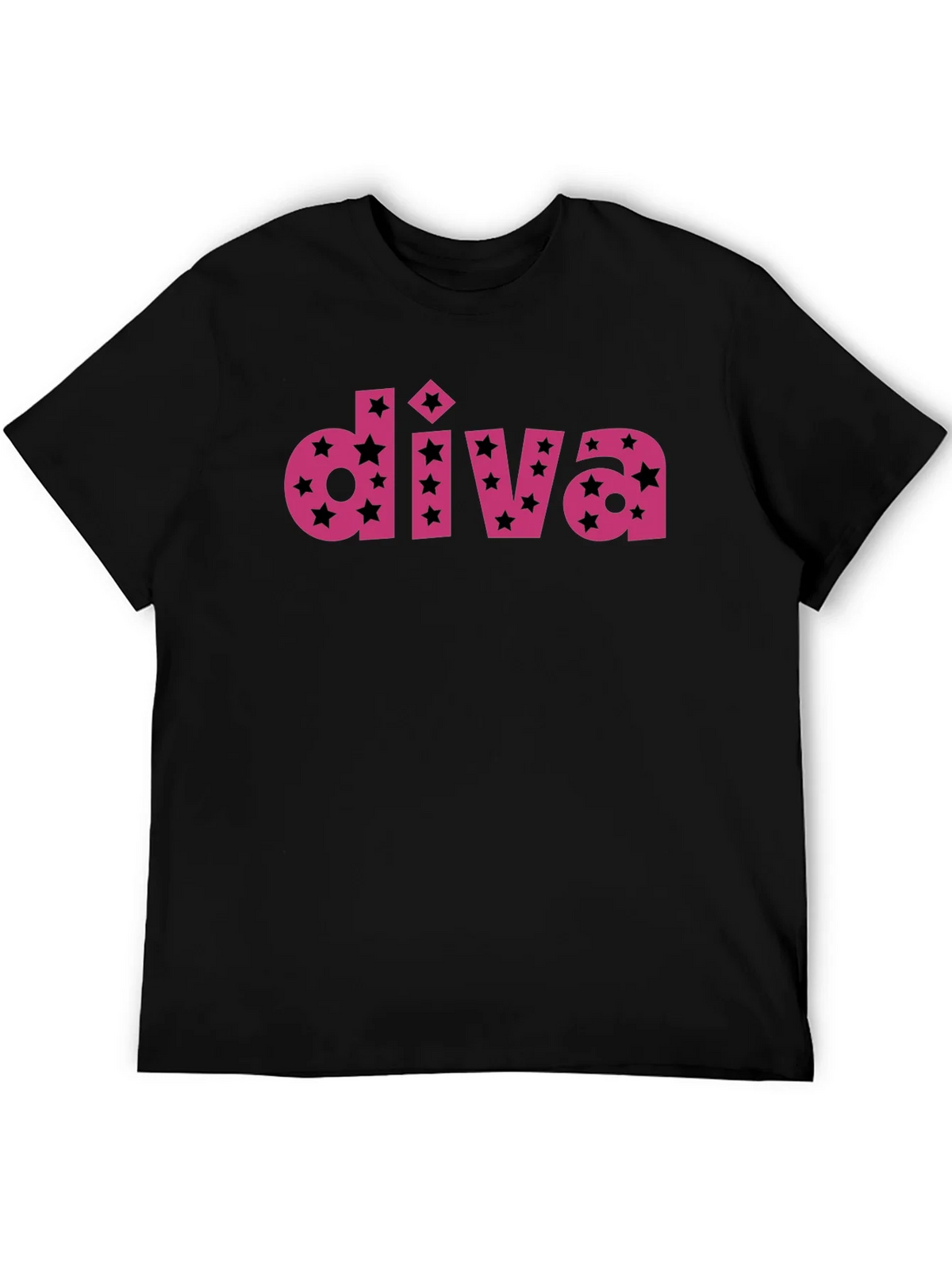 Diva Star Graphic Print Black Tee product image 5