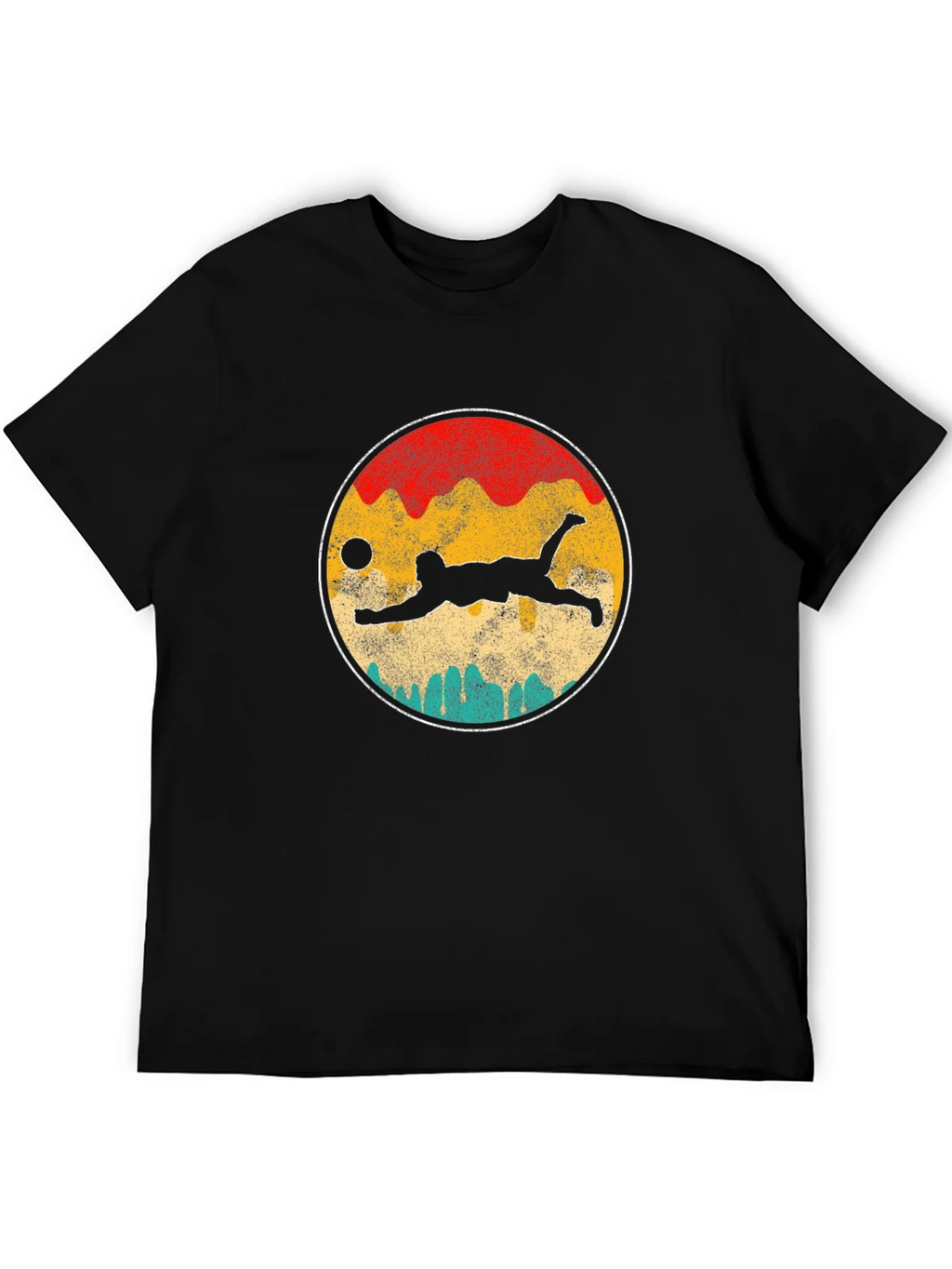 Volleyball Sunset Graphic T-Shirt product image 5