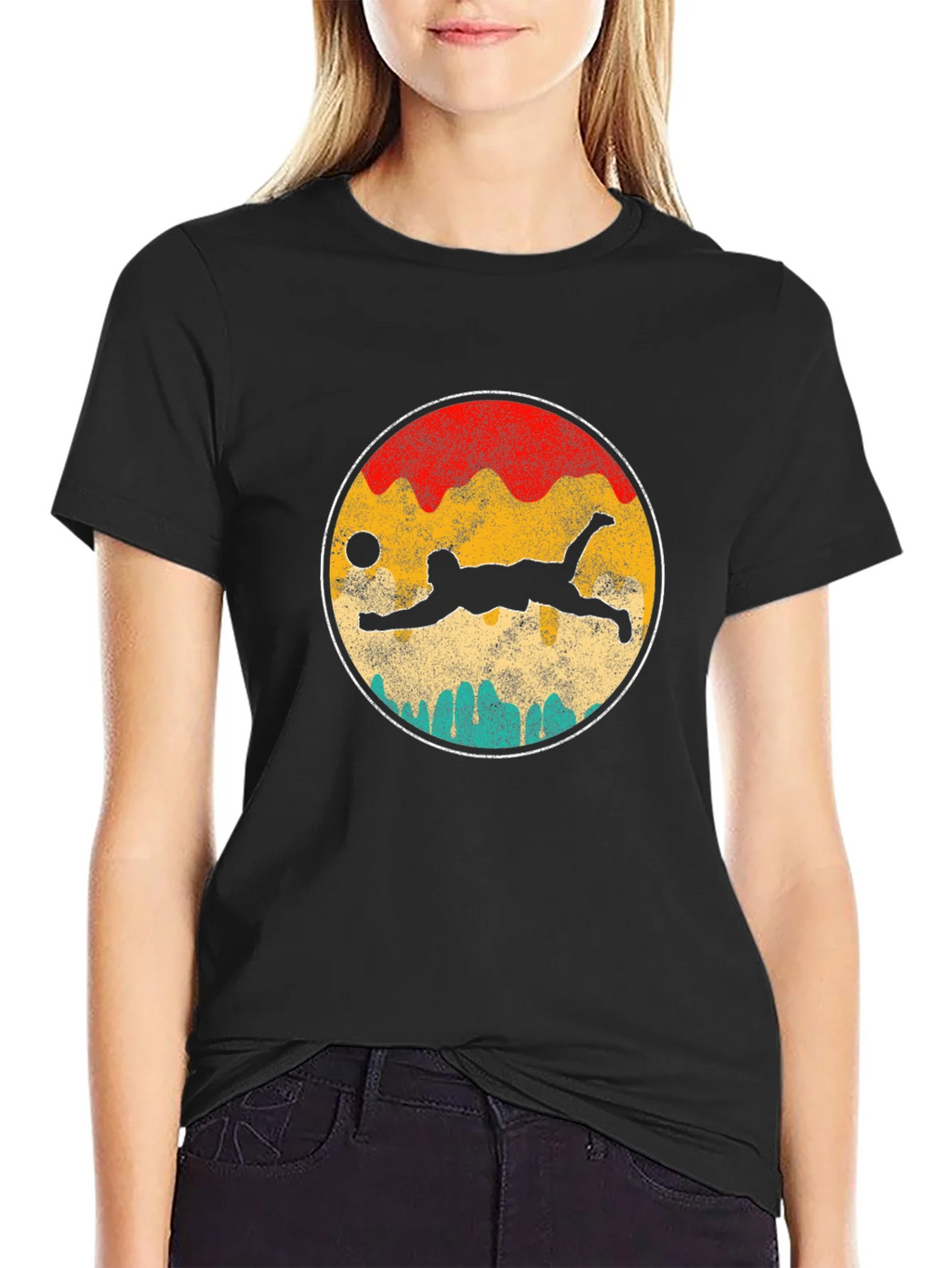 Volleyball Sunset Graphic T-Shirt product image 2