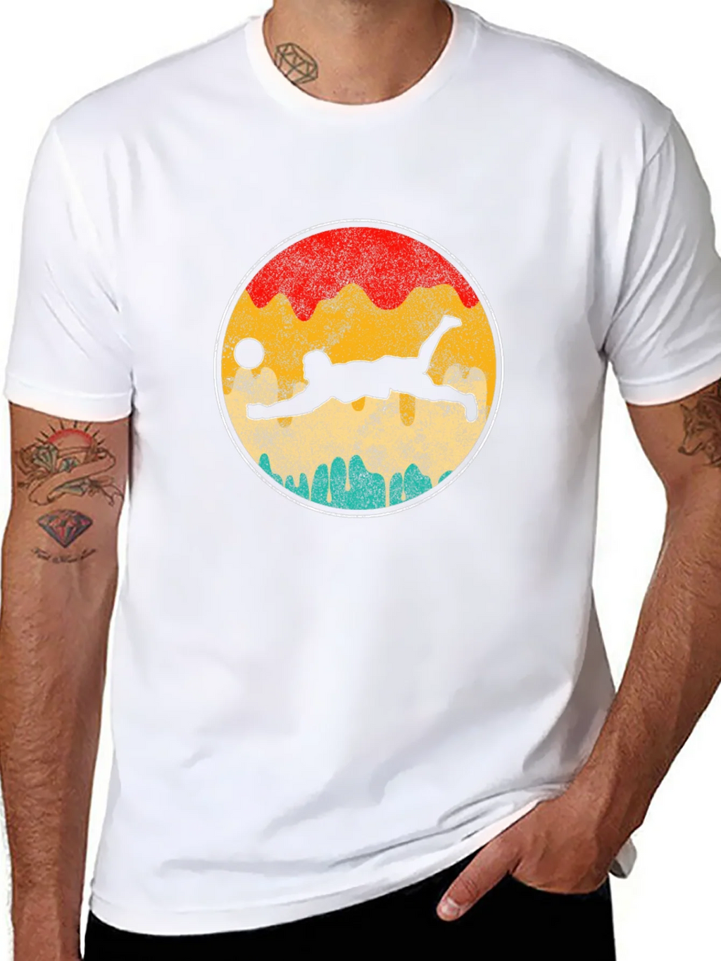 Volleyball Sunset Graphic T-Shirt product image 7
