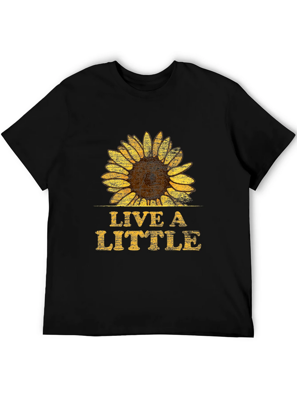 Live A Little Sunflower Graphic T-Shirt - Unisex product image 5