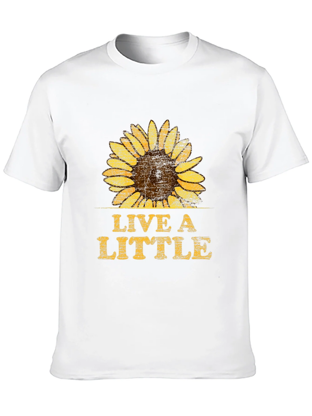 Live A Little Sunflower Graphic T-Shirt - Unisex product image 9