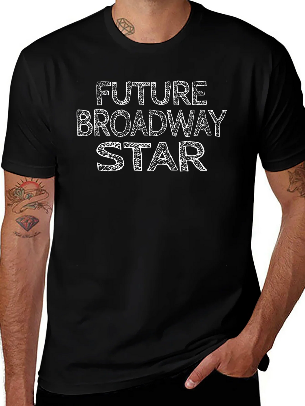 Future Broadway Star Black T-Shirt product image 1