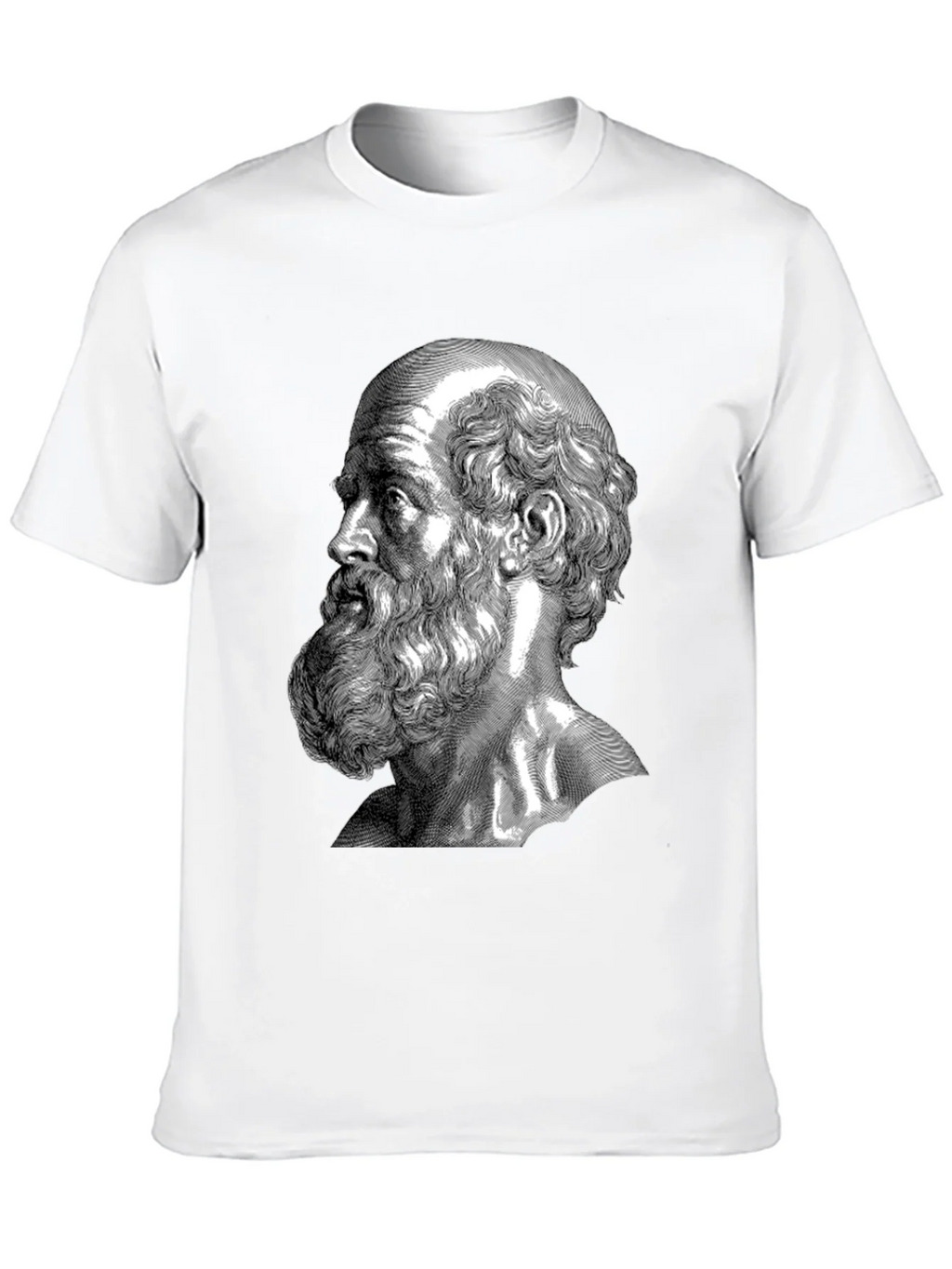 Philosopher Portrait Graphic Tee - Classic Black product image 9