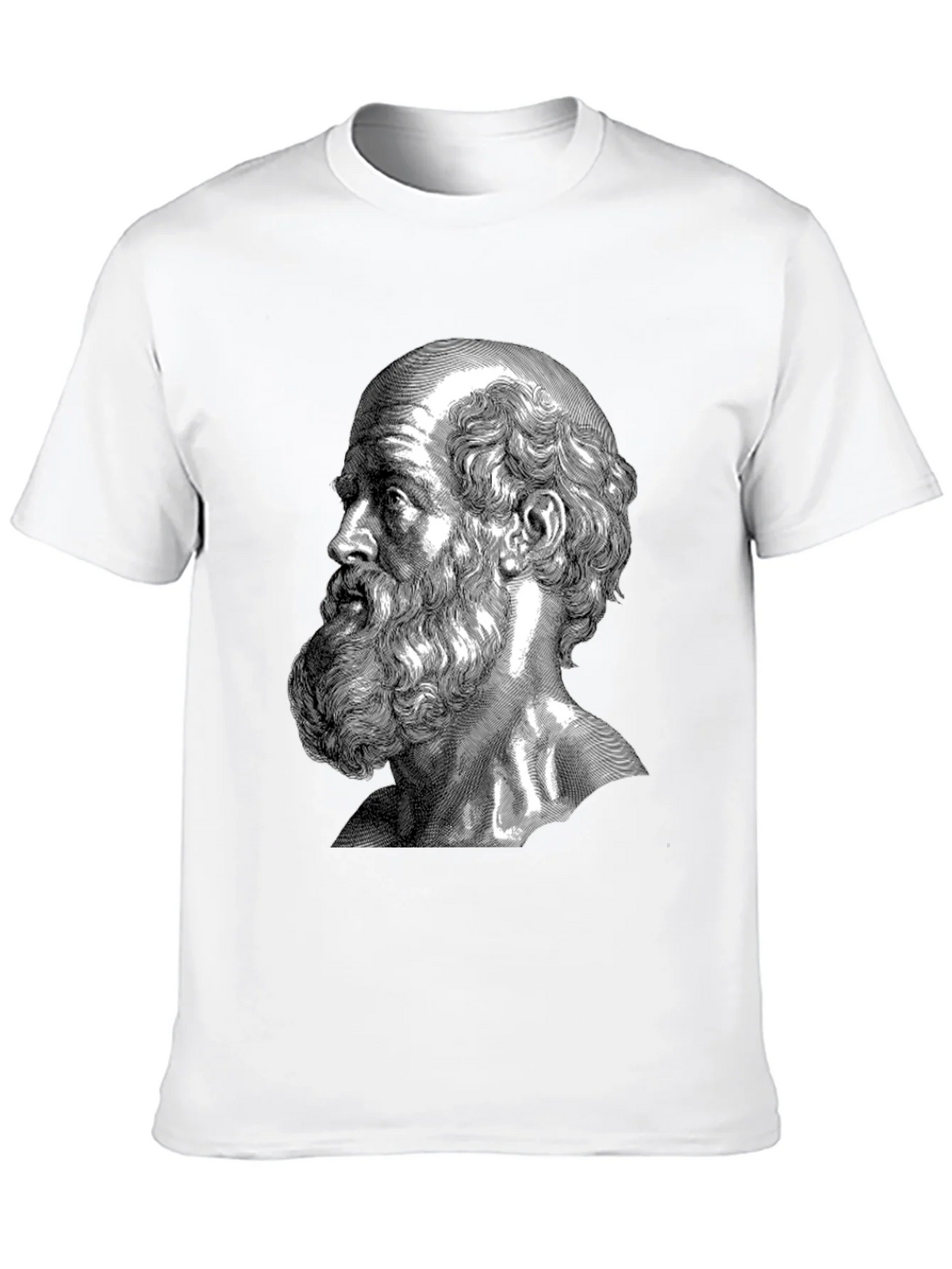 Philosopher Portrait Graphic Tee - Classic Black product image 9