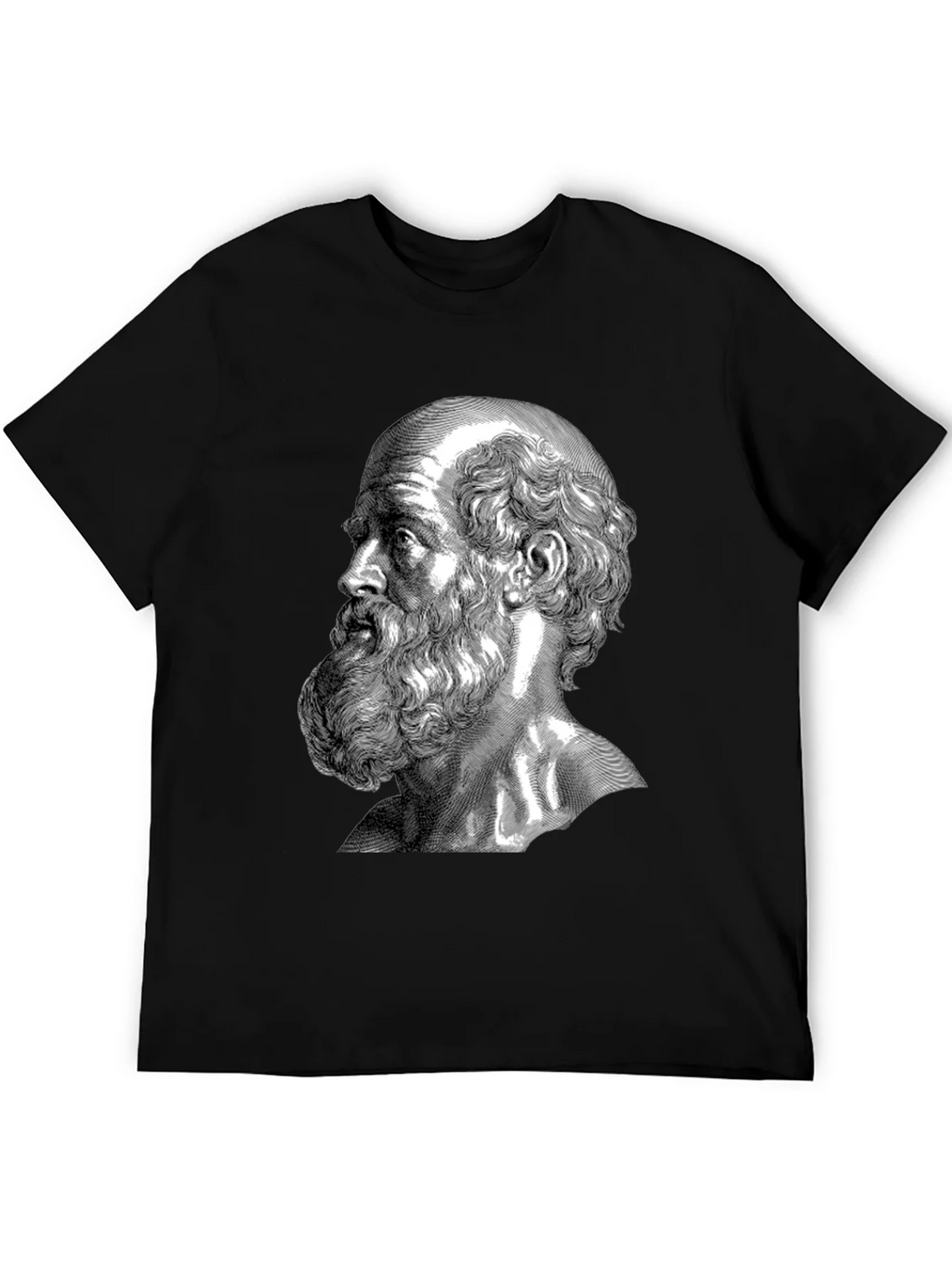 Philosopher Portrait Graphic Tee - Classic Black product image 5