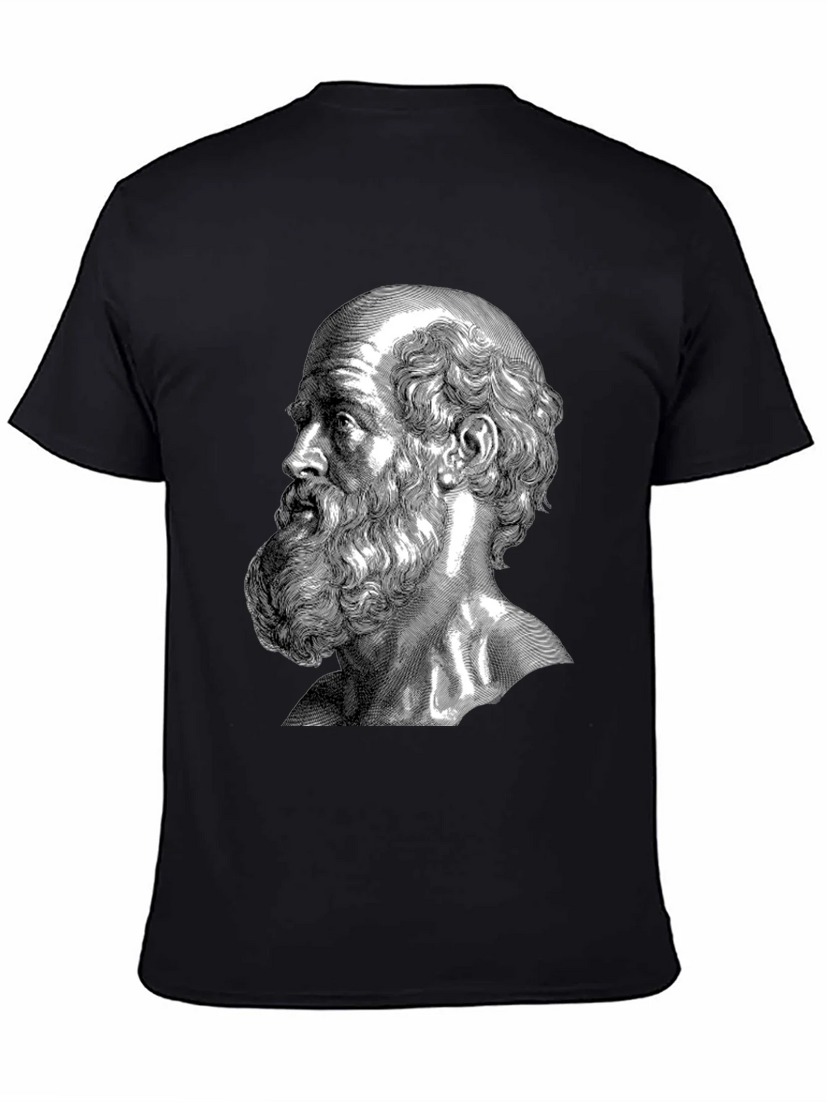 Philosopher Portrait Graphic Tee - Classic Black product image 4