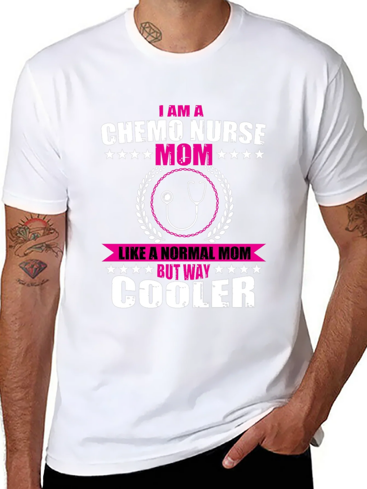 Chemo Nurse Mom T-Shirt - Unique Design product image 7