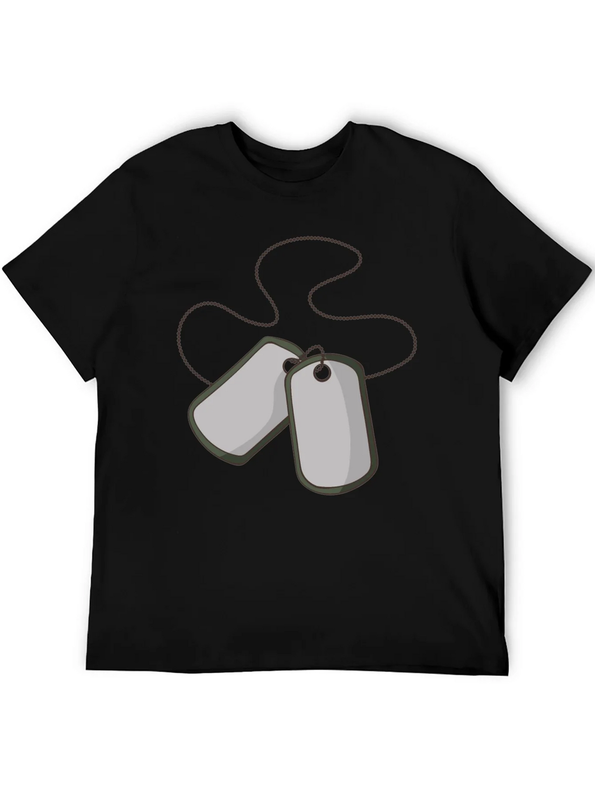 Dog Tags Graphic Tee - Military Style Shirt product image 5