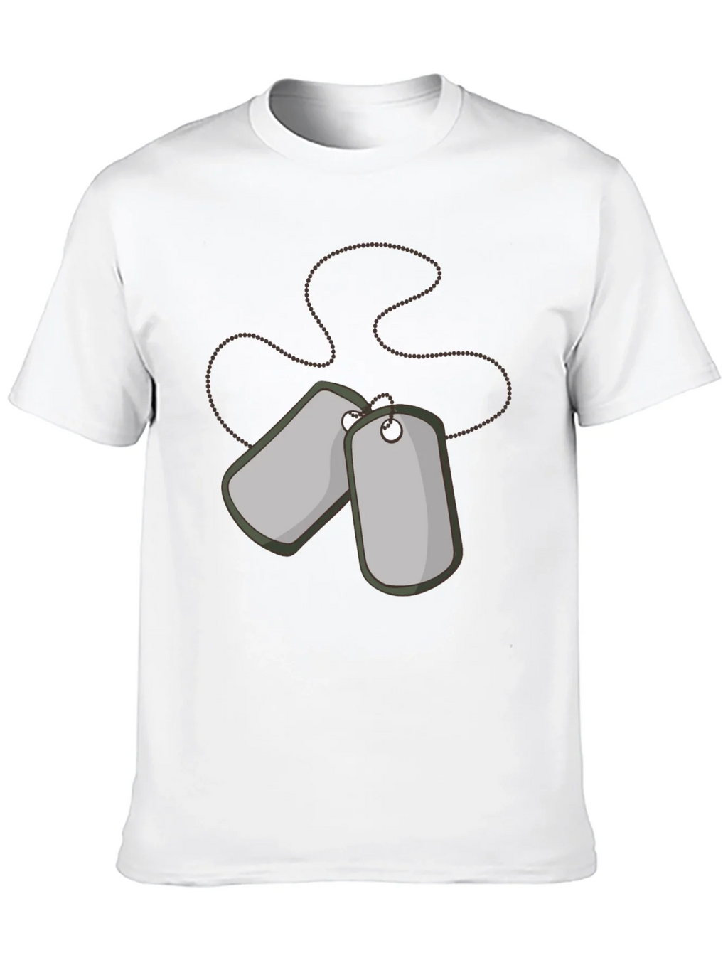 Dog Tags Graphic Tee - Military Style Shirt product image 9