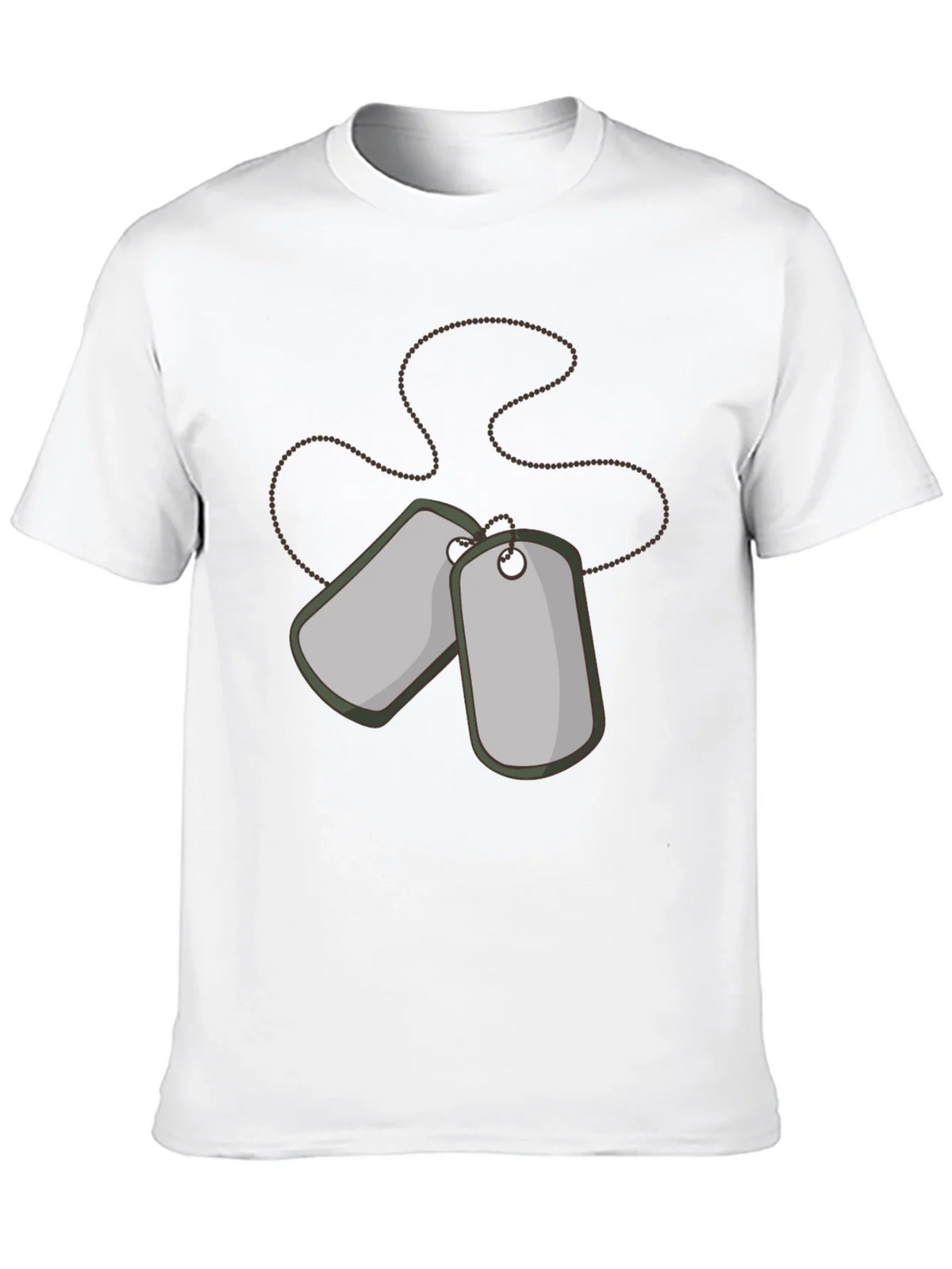 Dog Tags Graphic Tee - Military Style Shirt product image 9