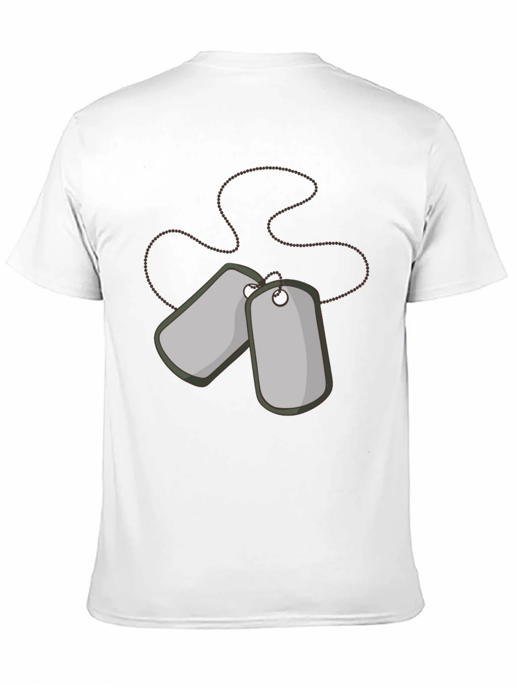 Dog Tags Graphic Tee - Military Style Shirt product image 10