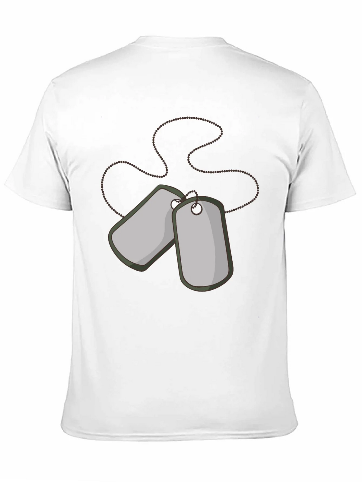 Dog Tags Graphic Tee - Military Style Shirt product image 10