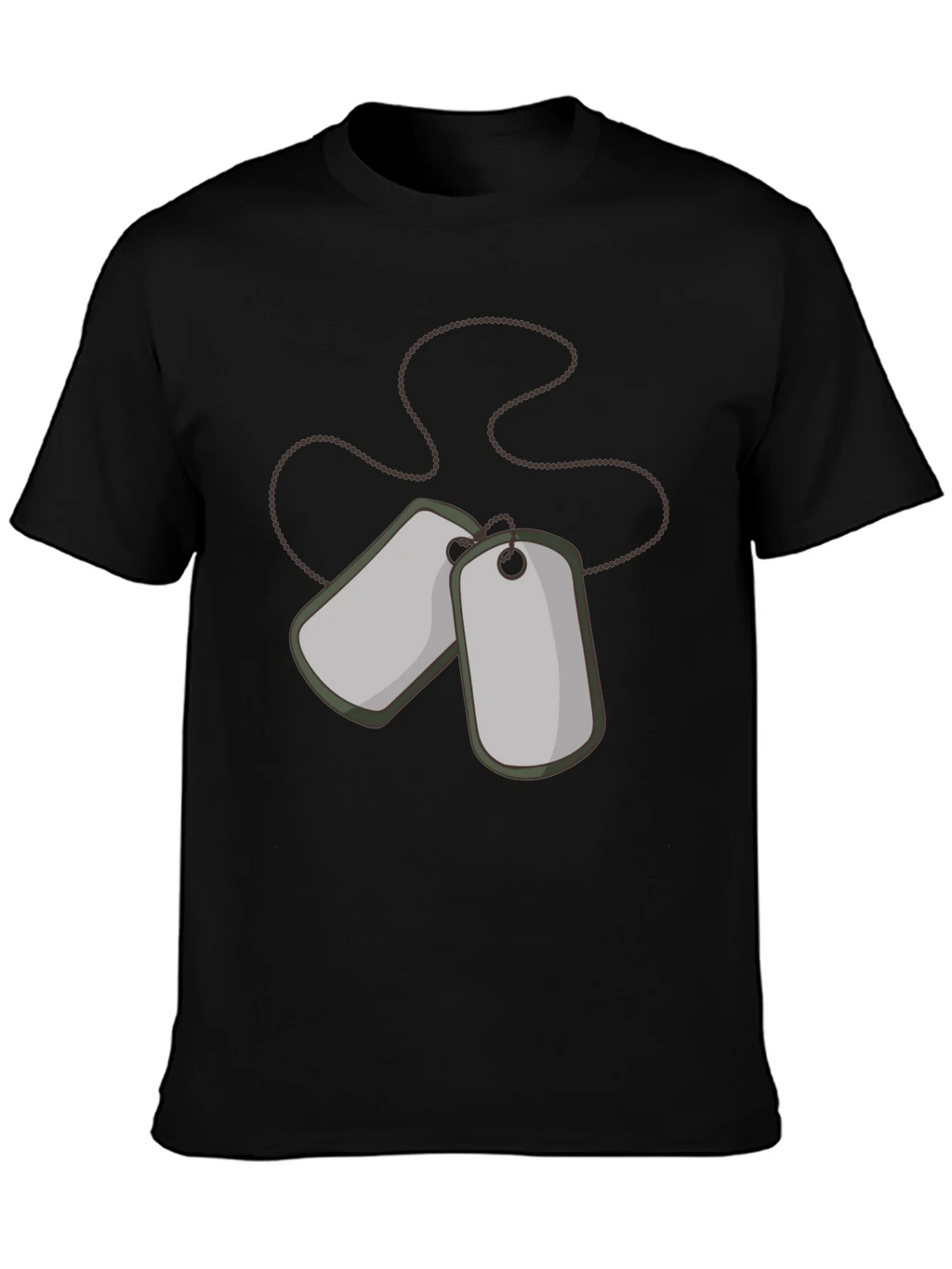 Dog Tags Graphic Tee - Military Style Shirt product image 3