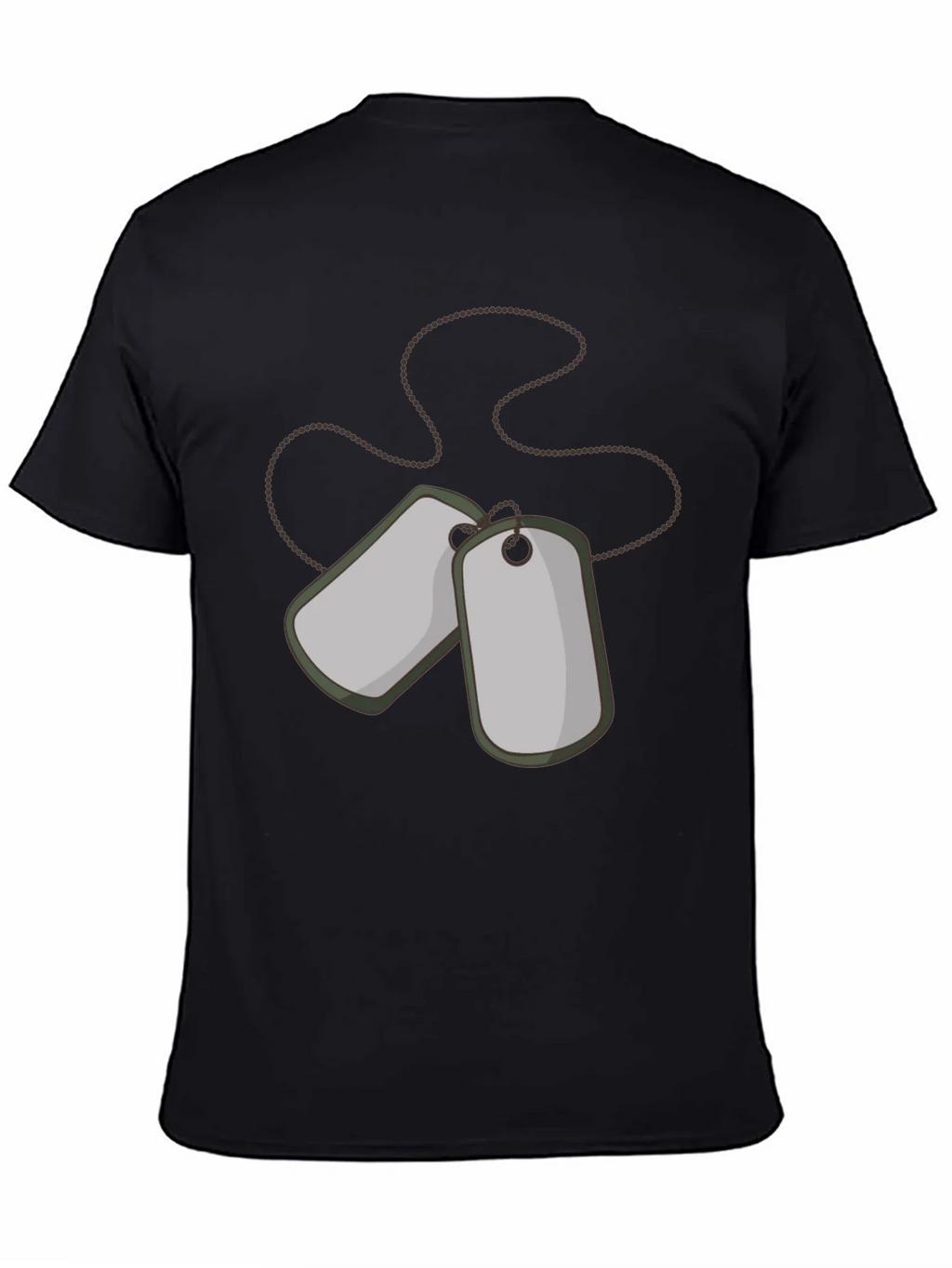 Dog Tags Graphic Tee - Military Style Shirt product image 4