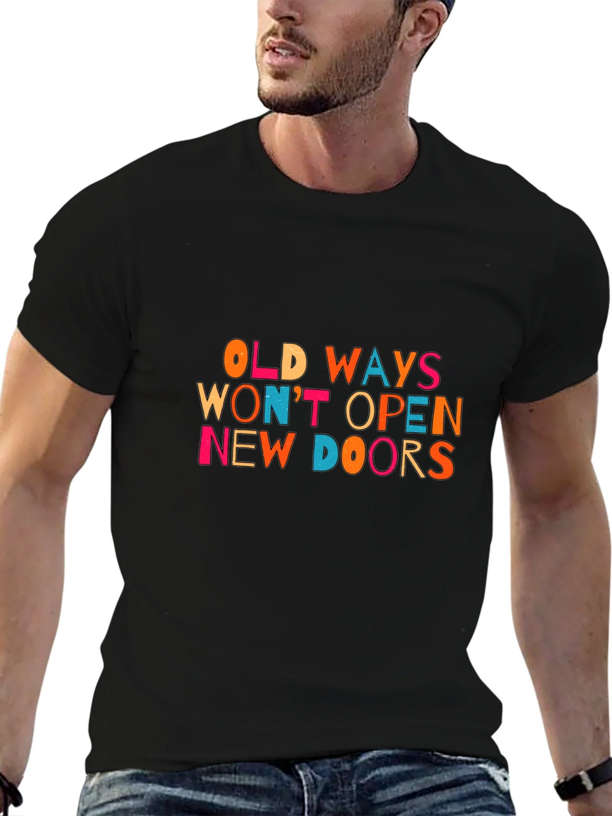 Old Ways New Doors Graphic Tee product image 6