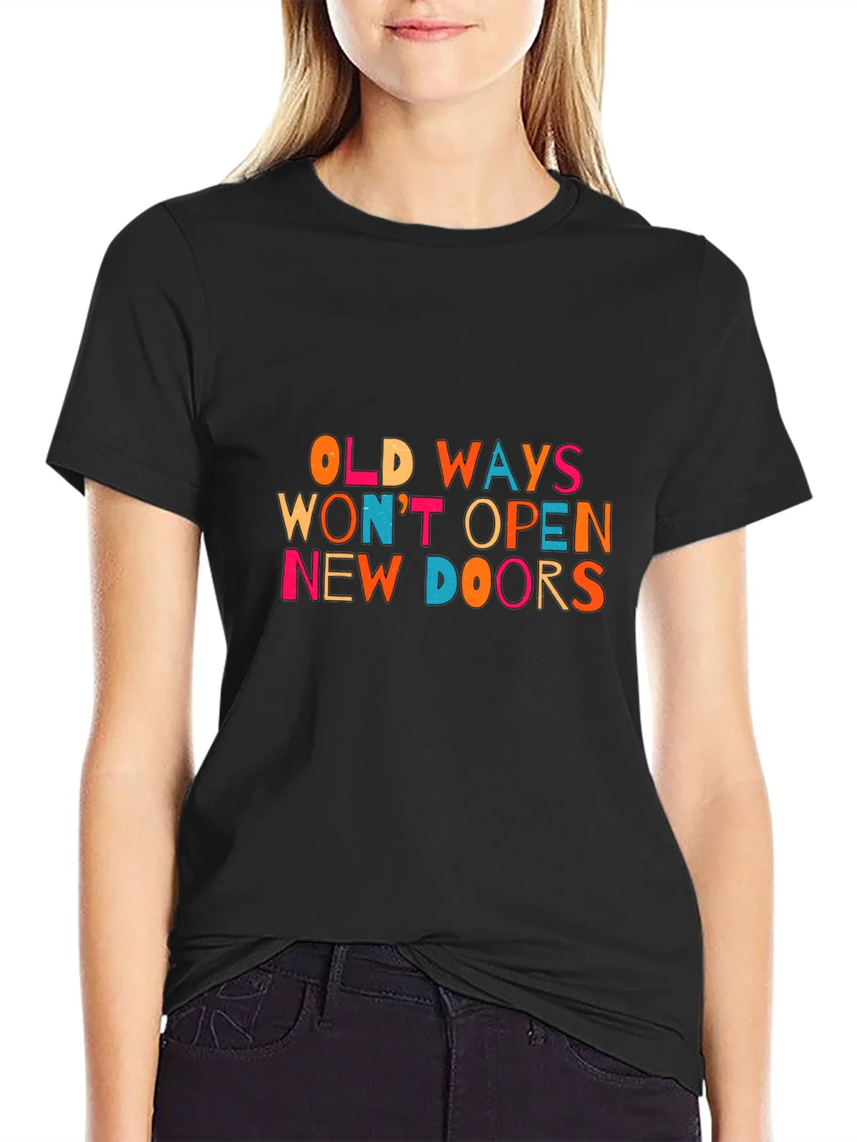 Old Ways New Doors Graphic Tee product image 2
