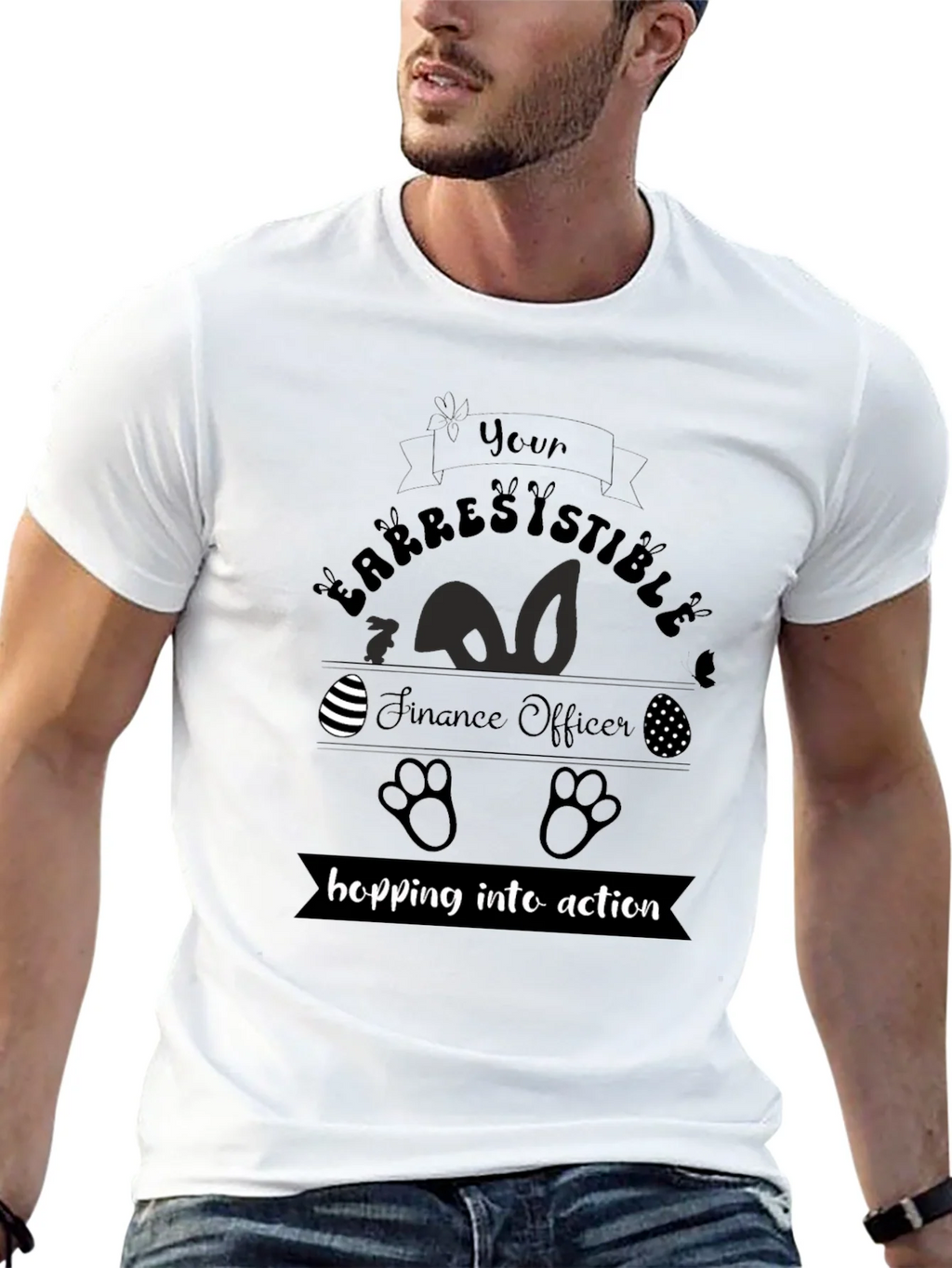 Irresistible Finance Officer Easter T-Shirt product image 12