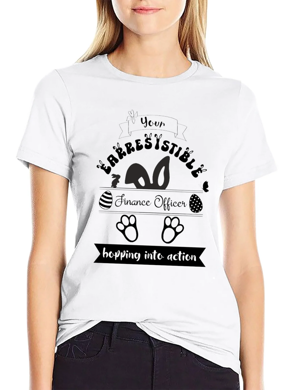 Irresistible Finance Officer Easter T-Shirt product image 8