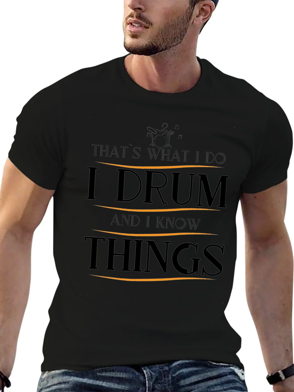 I Drum and I Know Things T-Shirt product image 6