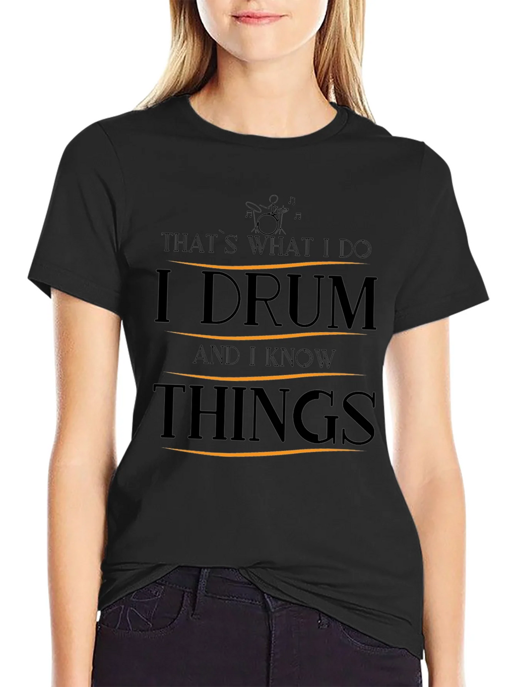 I Drum and I Know Things T-Shirt product image 2